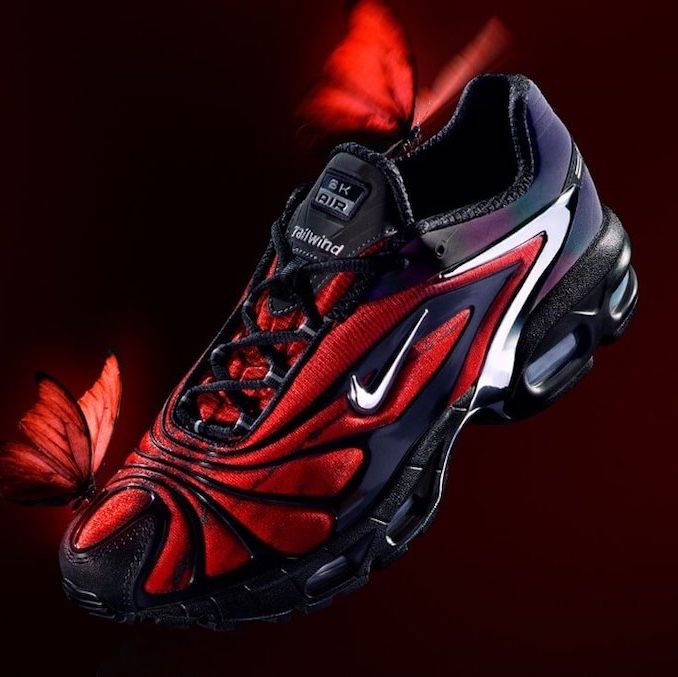 Nike x Skepta Air Max Tailwind 5 Bloody Chrome 착용 스타일 - 2