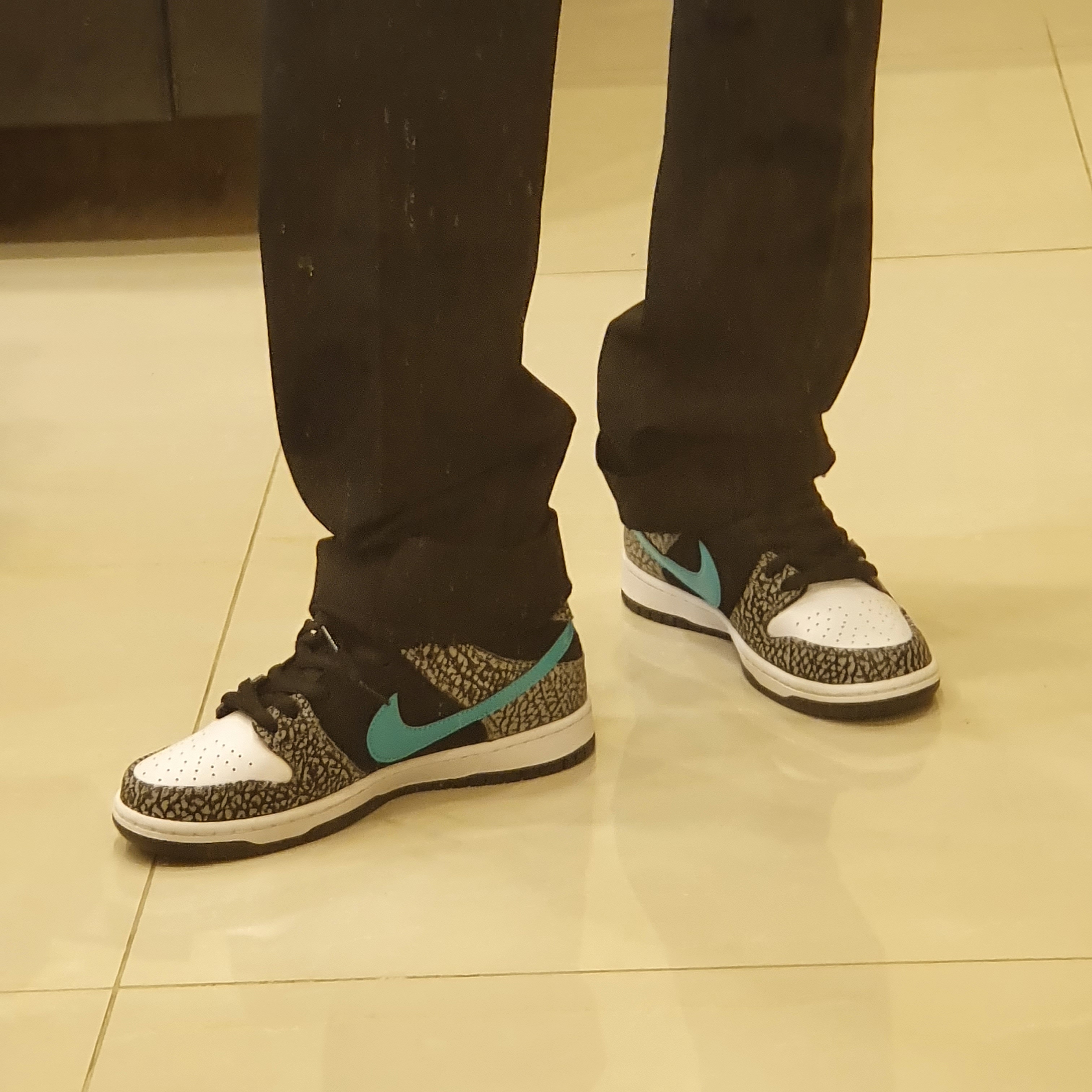 Nike SB Dunk Low Pro Clear Jade 착용 스타일 - 2