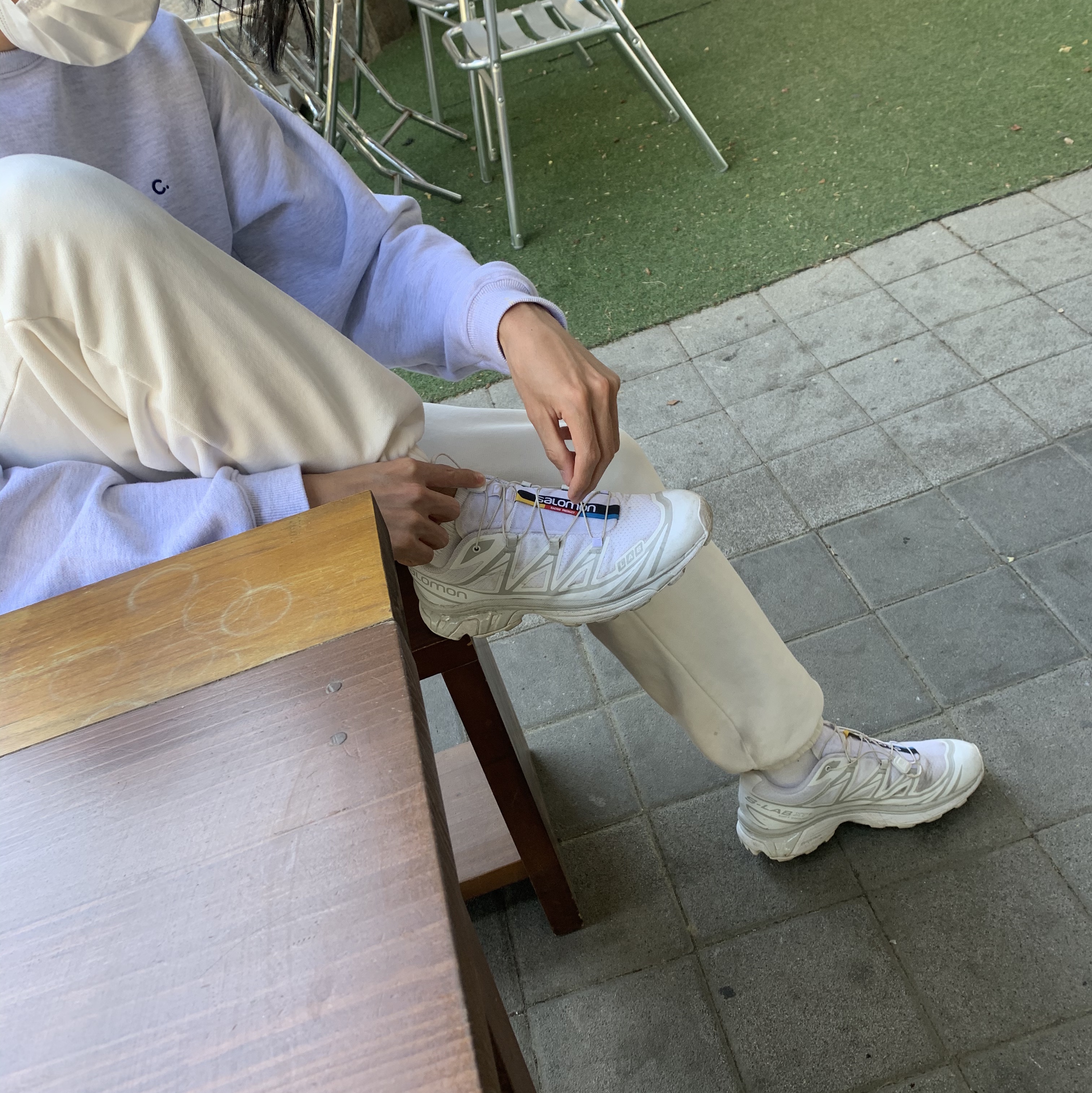 IAB Studio T-Shirt Salmon, Vans x Dime Half Cab Pro LTD Salmon 착용 스타일