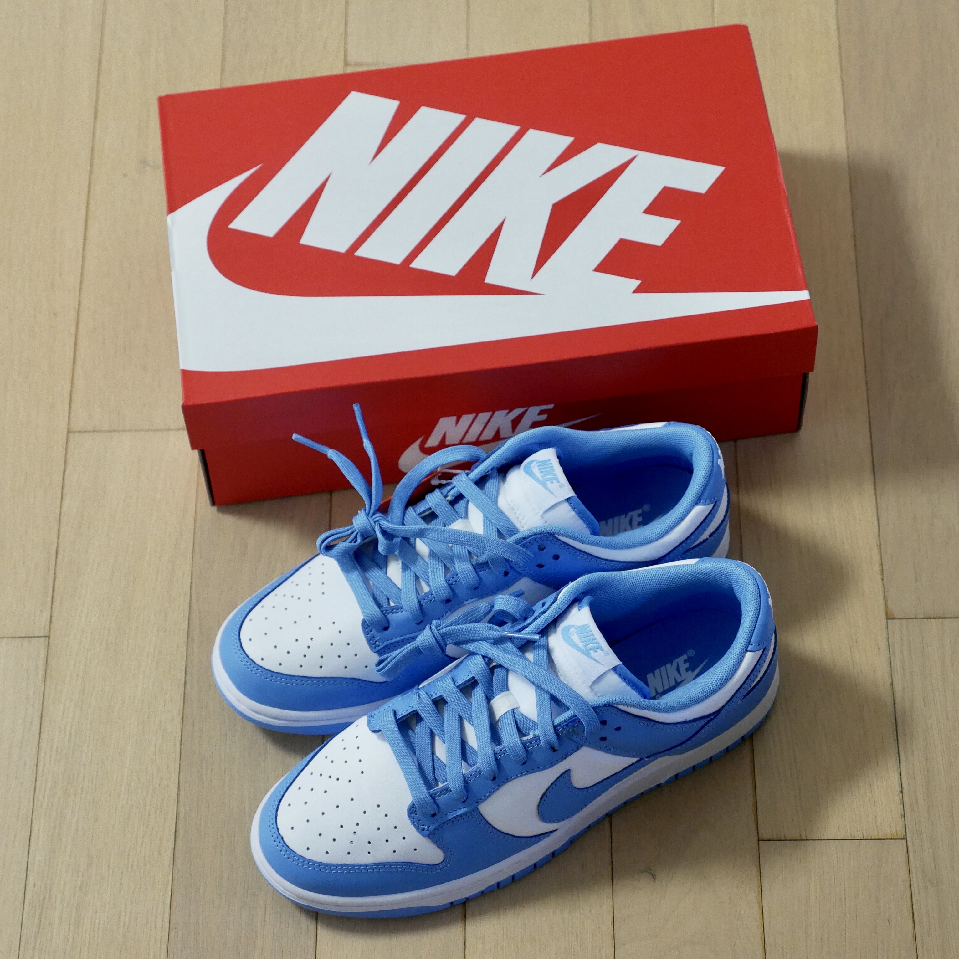 Nike Dunk Low Retro University Blue 착용 스타일