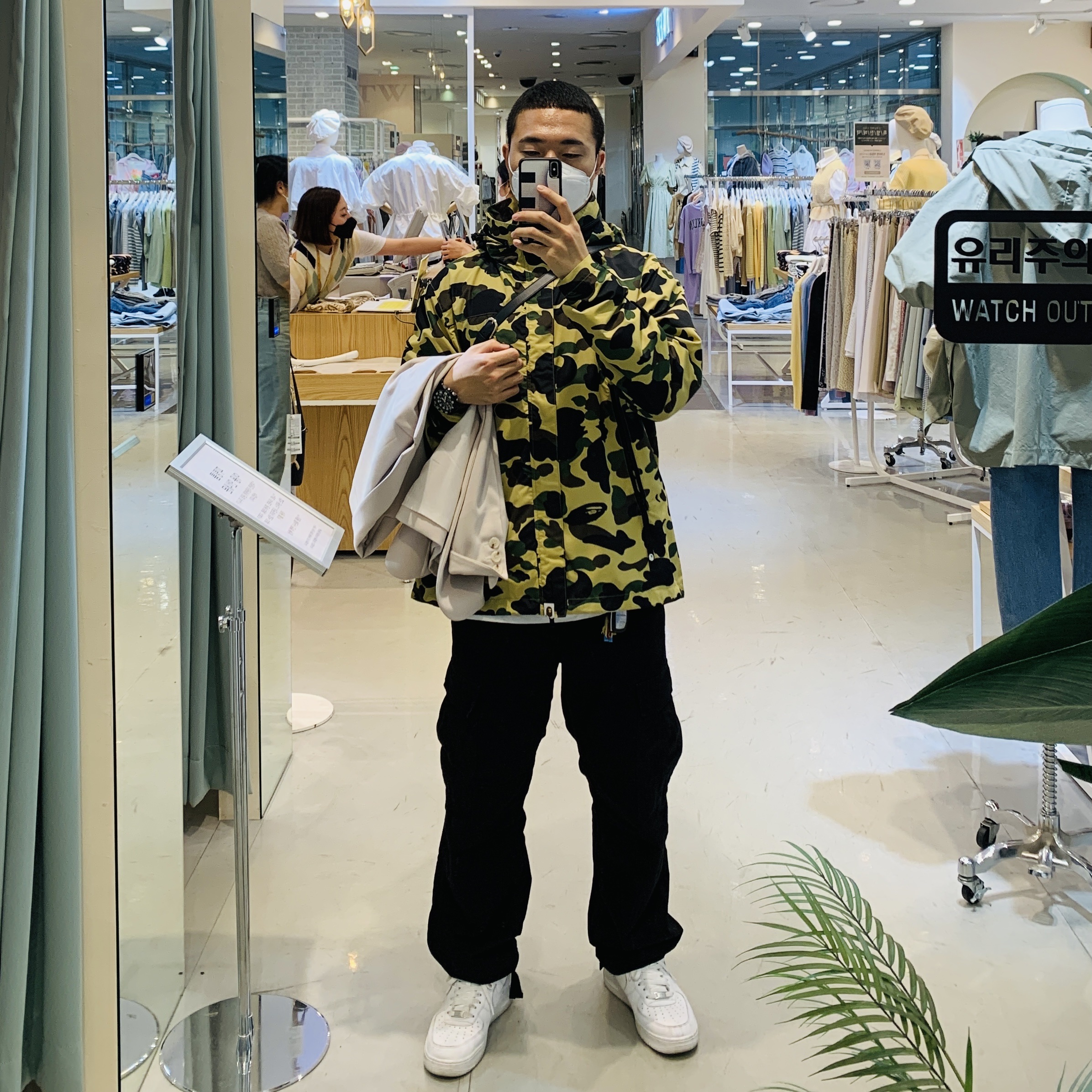 Nike Air Force 1 '07 Low White 착용 스타일