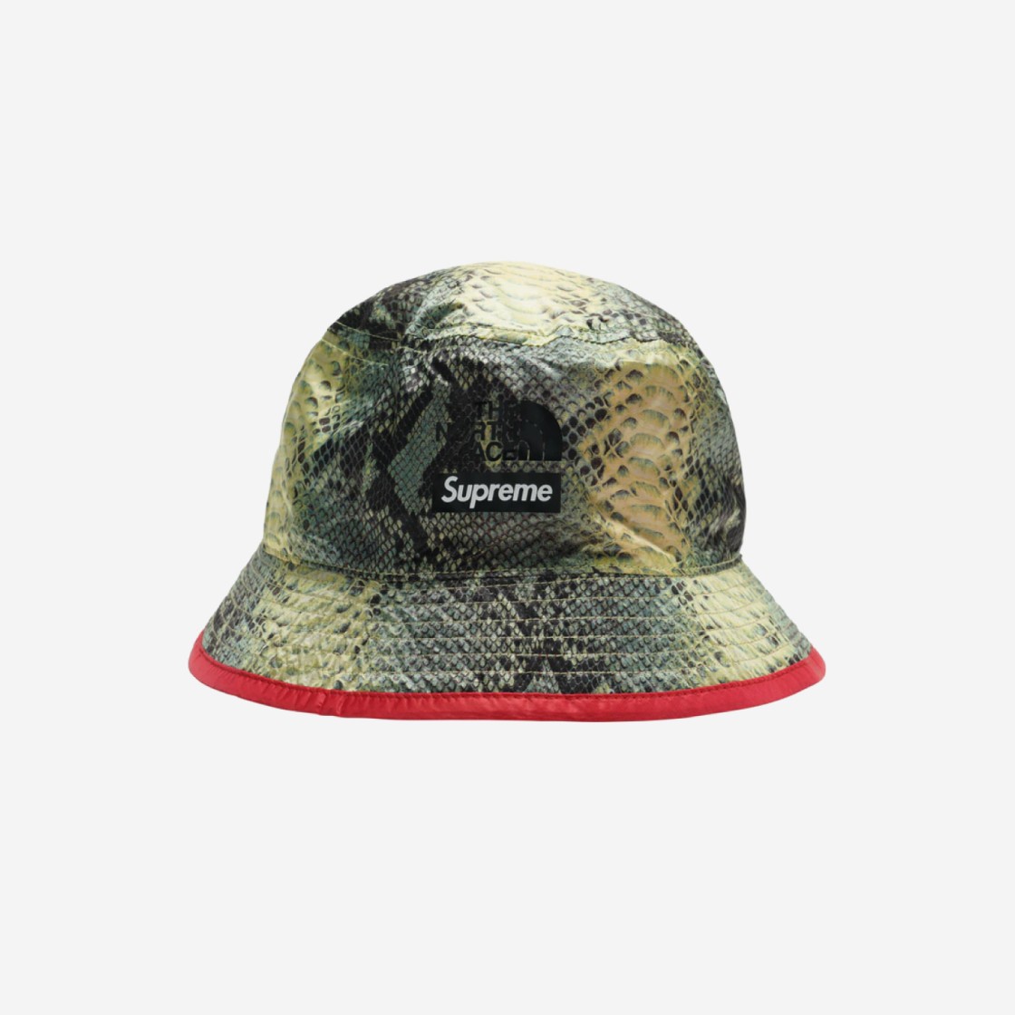 Supreme x The North Face Snakeskin Packable Reversible Crusher Green - 18SS 상세 이미지 1