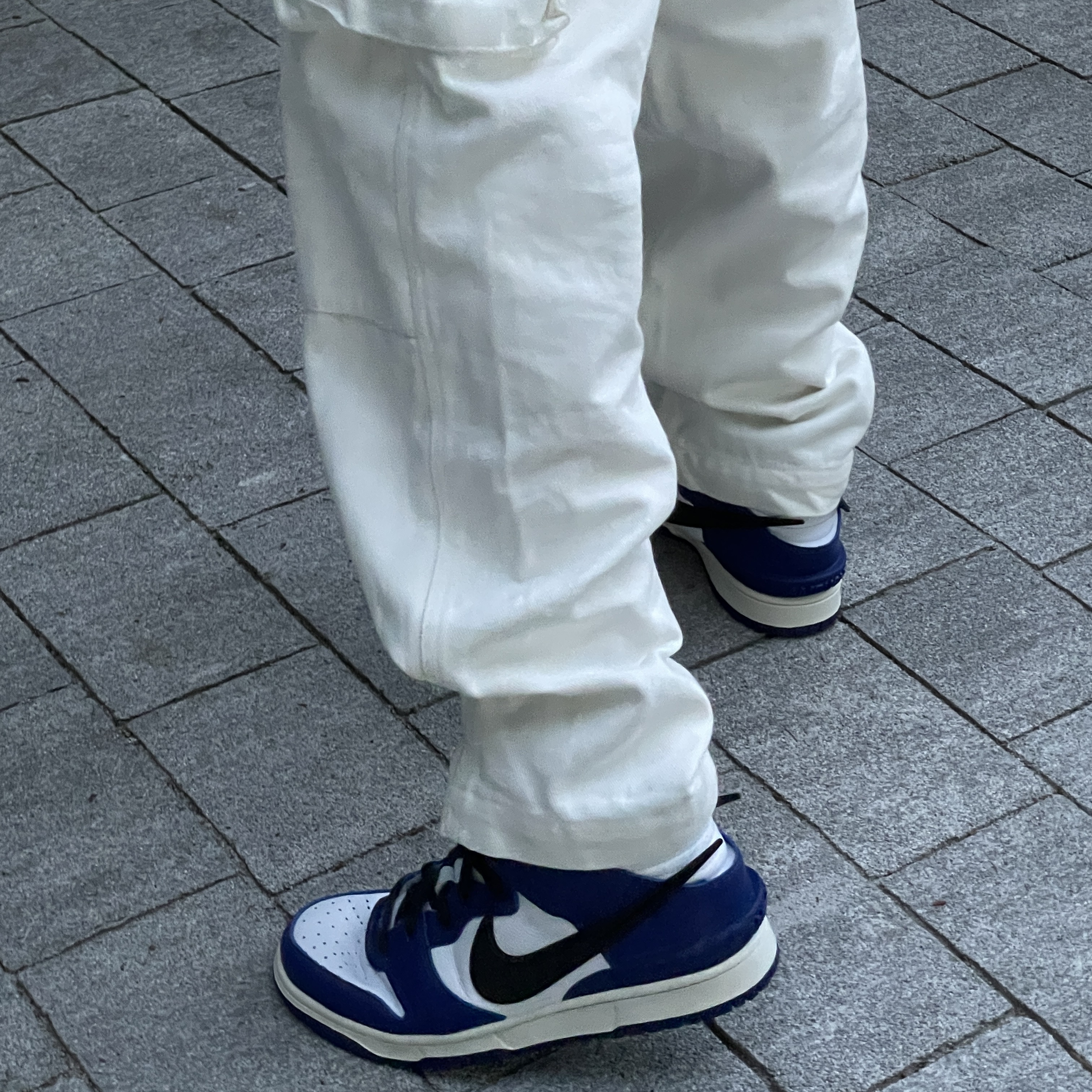 Nike x Ambush Dunk High Deep Royal Blue 착용 스타일 - 4
