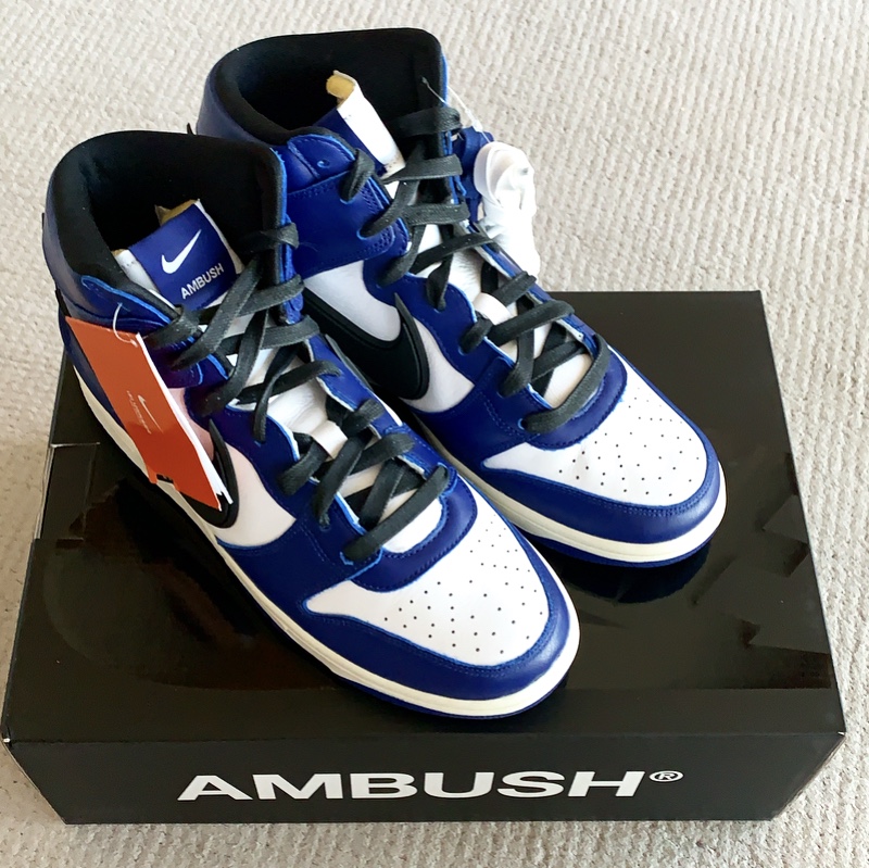 Nike x Ambush Dunk High Deep Royal Blue 착용 스타일 - 2