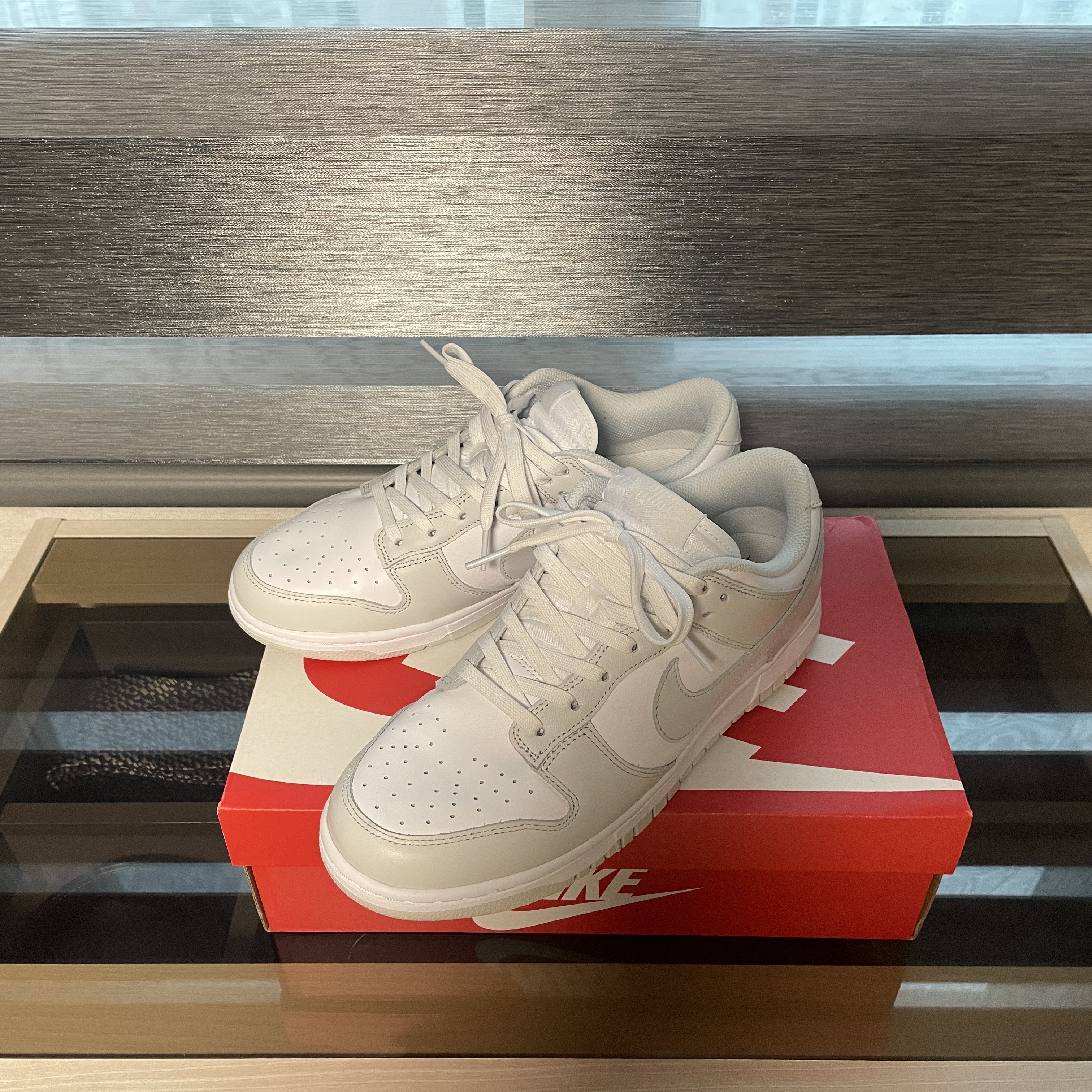 (W) Nike Dunk Low Photon Dust 착용 스타일