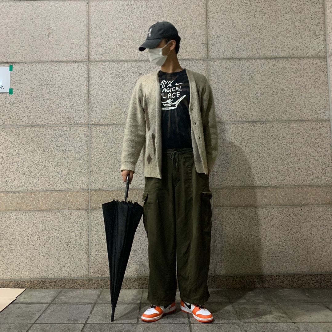 Nike Dunk High Retro Orange Blaze 착용 스타일