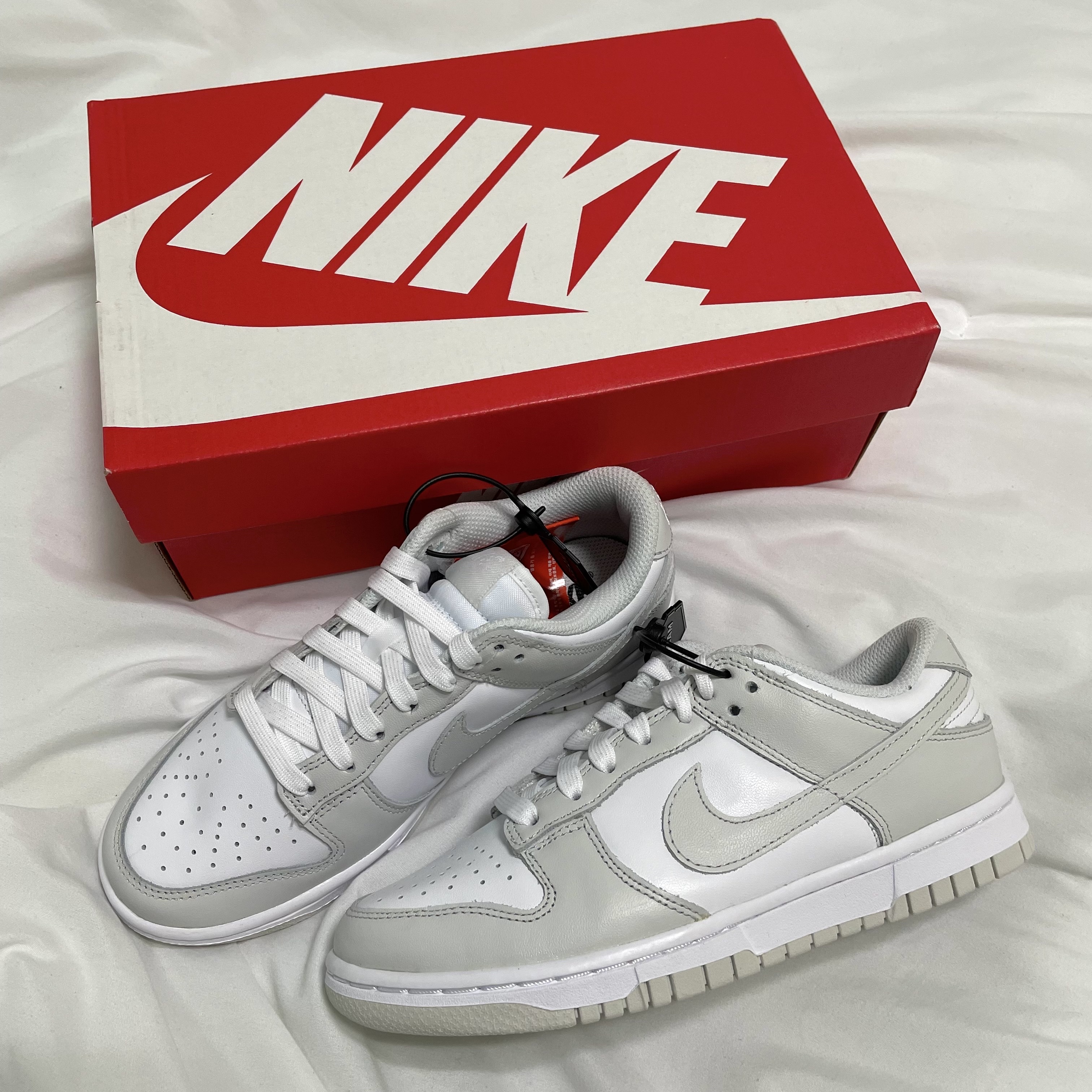 (W) Nike Dunk Low Photon Dust 착용 스타일