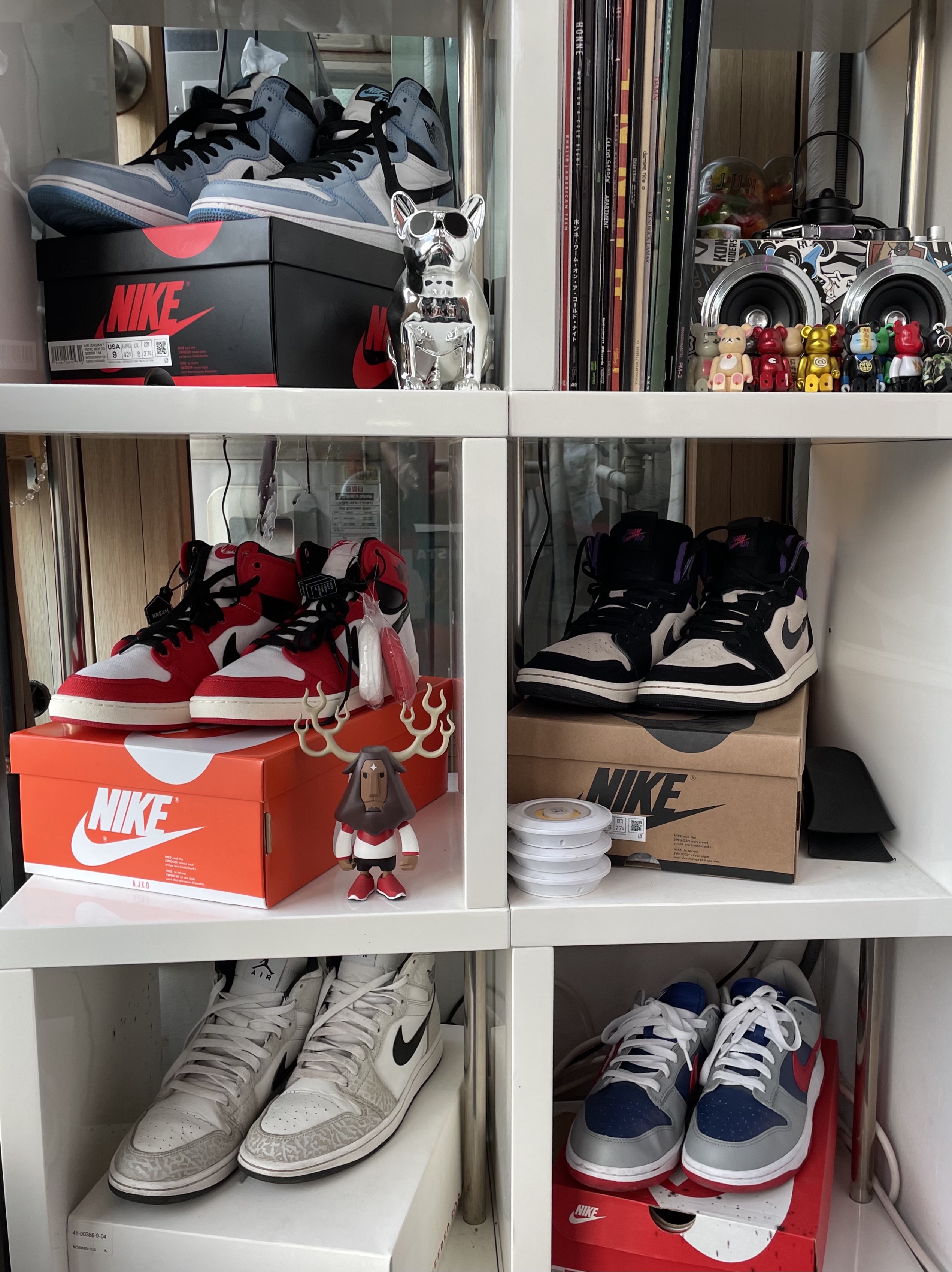 Jordan 1 Retro High OG University Blue, Jordan 1 KO Chicago 2021 착용 스타일