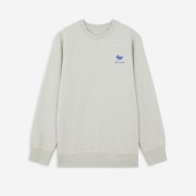 Maison Kitsune x Ader Error Layer Triple Fox Sweatshirt Oatmeal