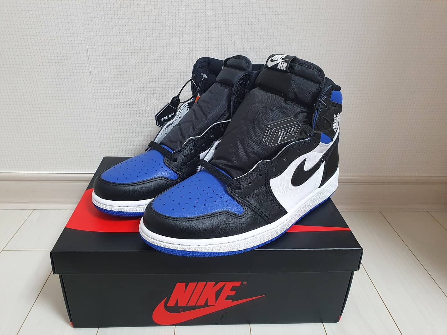 Jordan 1 Retro High OG Royal Toe 착용 스타일 - 1