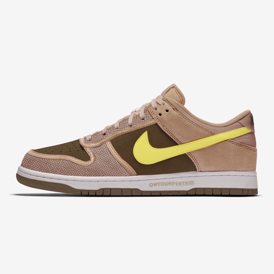 Nike x Undefeated Dunk Low SP Canteen, Nike x Undefeated Air Force 1 Low SP Ballistic 착용 스타일 - 4