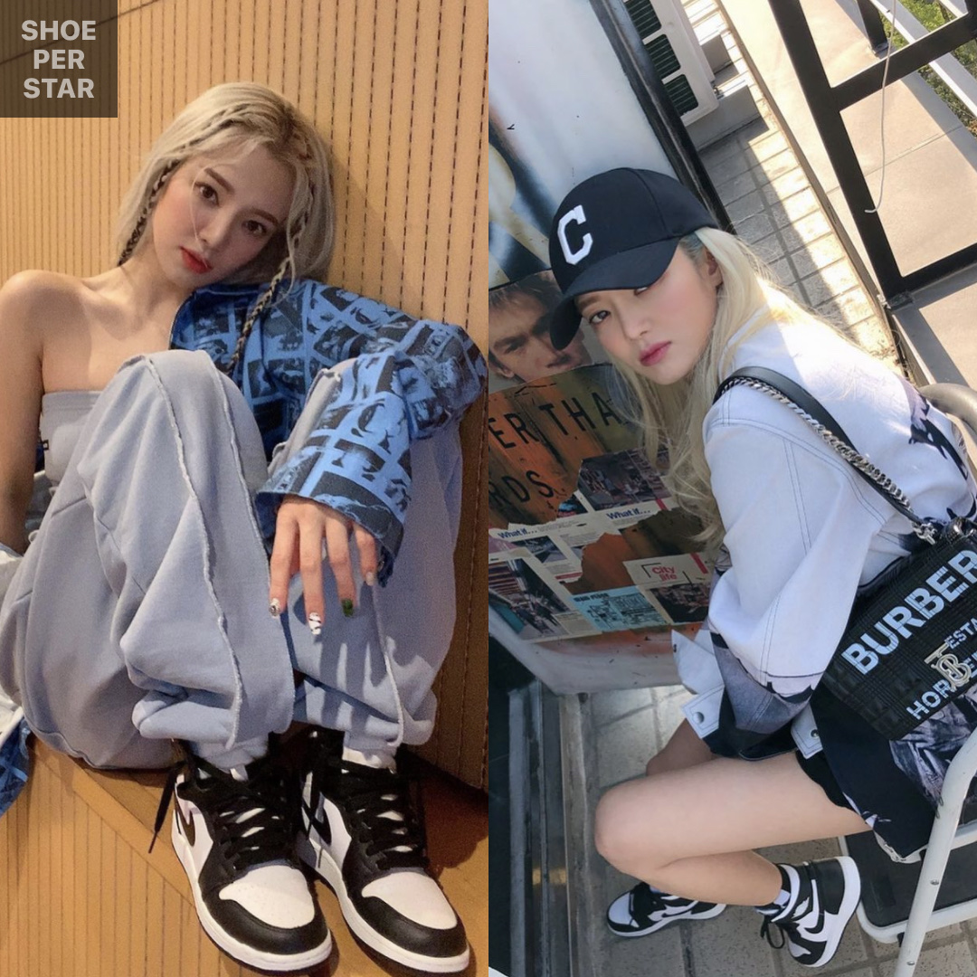 Jordan 1 Retro High OG Black White 2014, (GS) Jordan 1 Retro High OG Black White 2014 착용 스타일 - 1