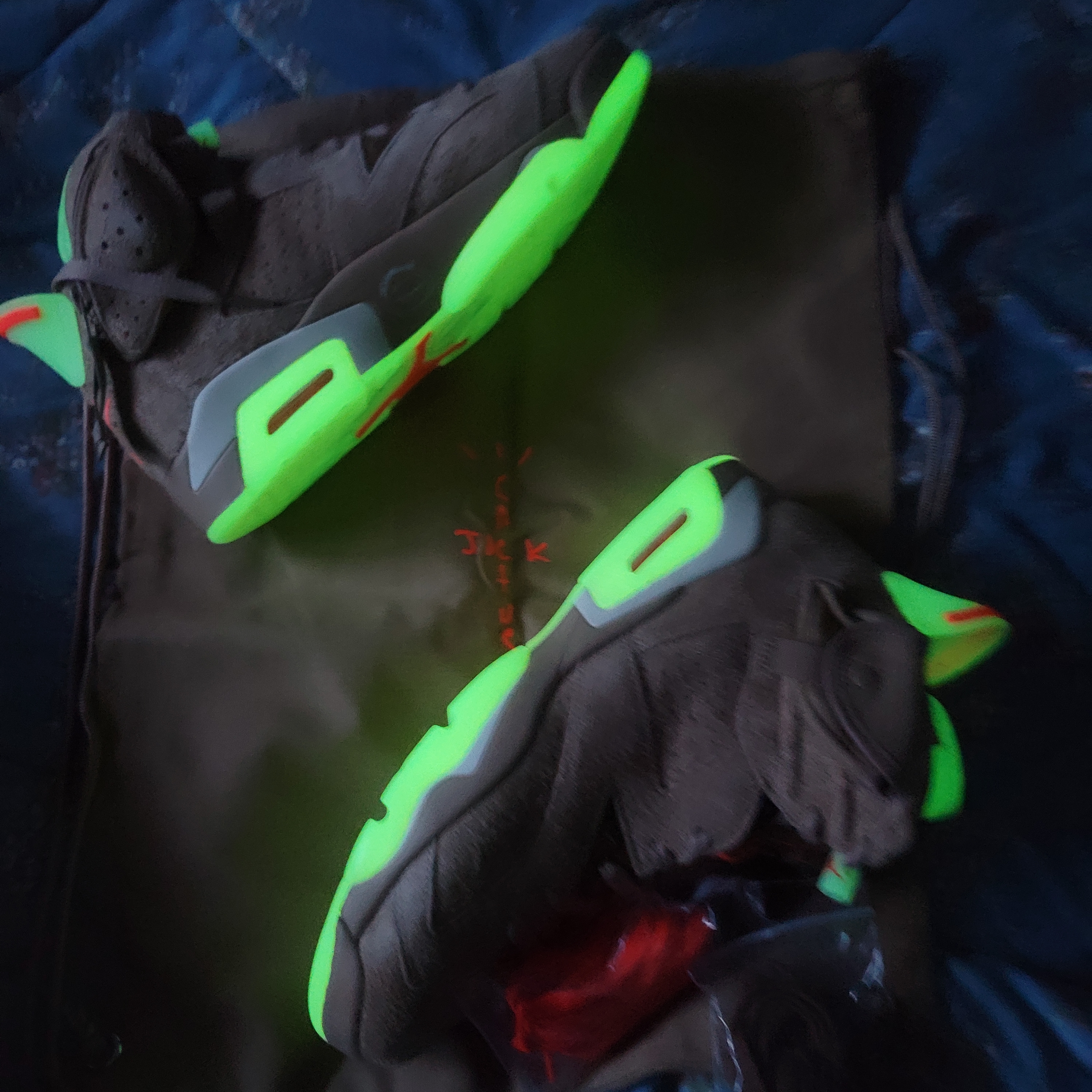 Jordan 6 x Travis Scott Retro SP British Khaki ์ฐฉ์ฉ ์คํ์ผ - 2