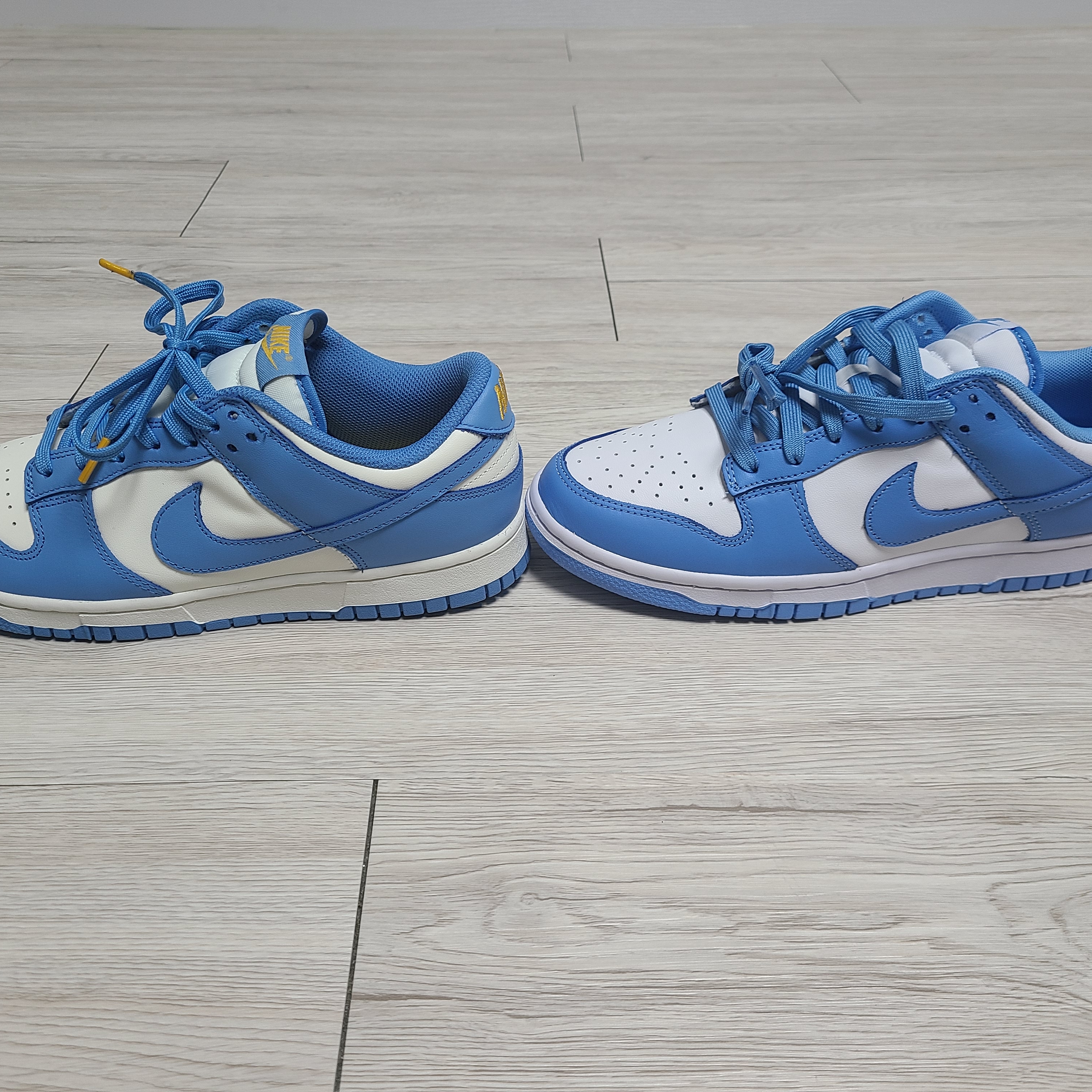 Nike Dunk Low Retro University Blue, (W) Nike Dunk Low Coast 착용 스타일 - 2