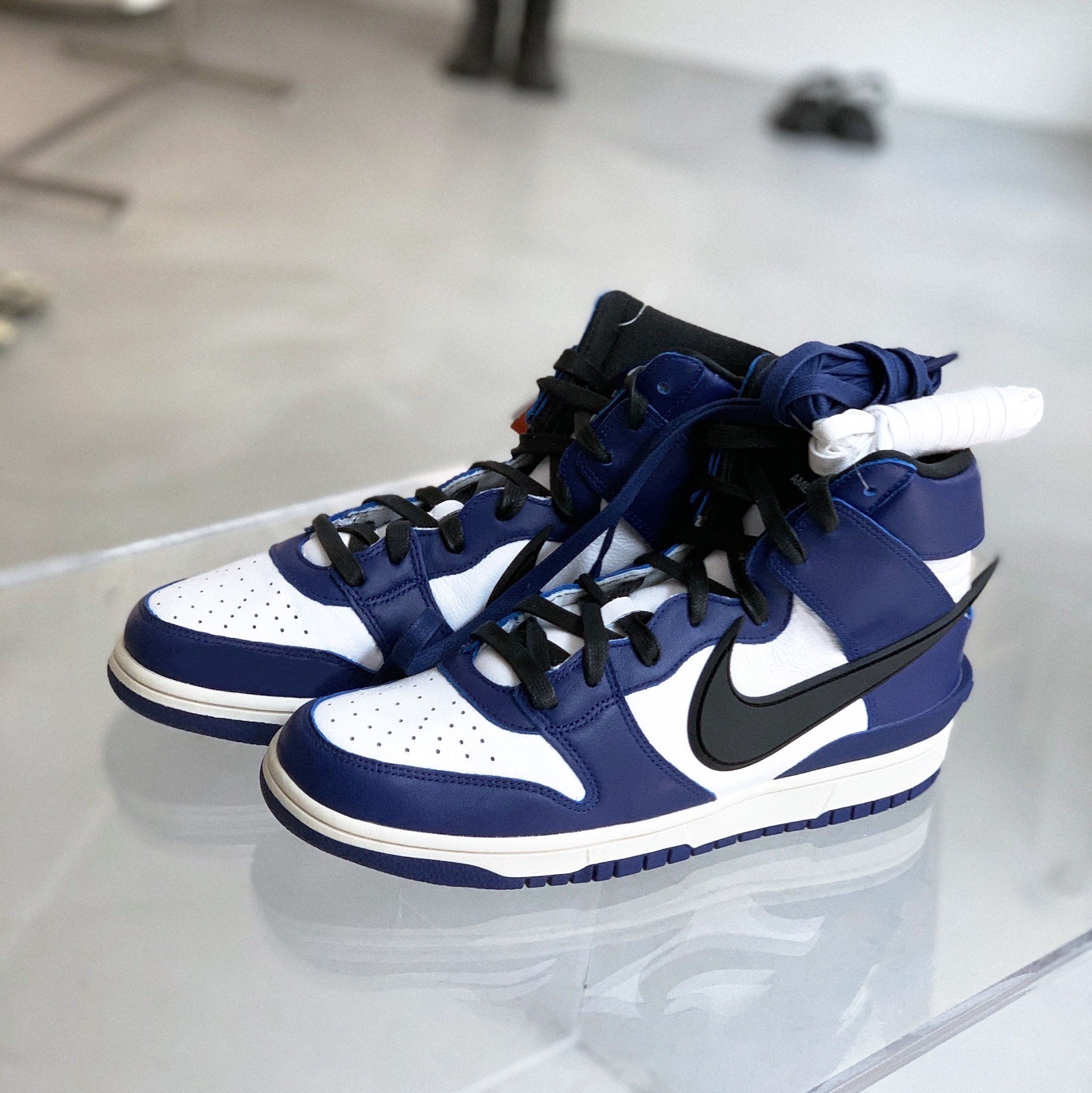 Nike x Ambush Dunk High Deep Royal Blue 착용 스타일