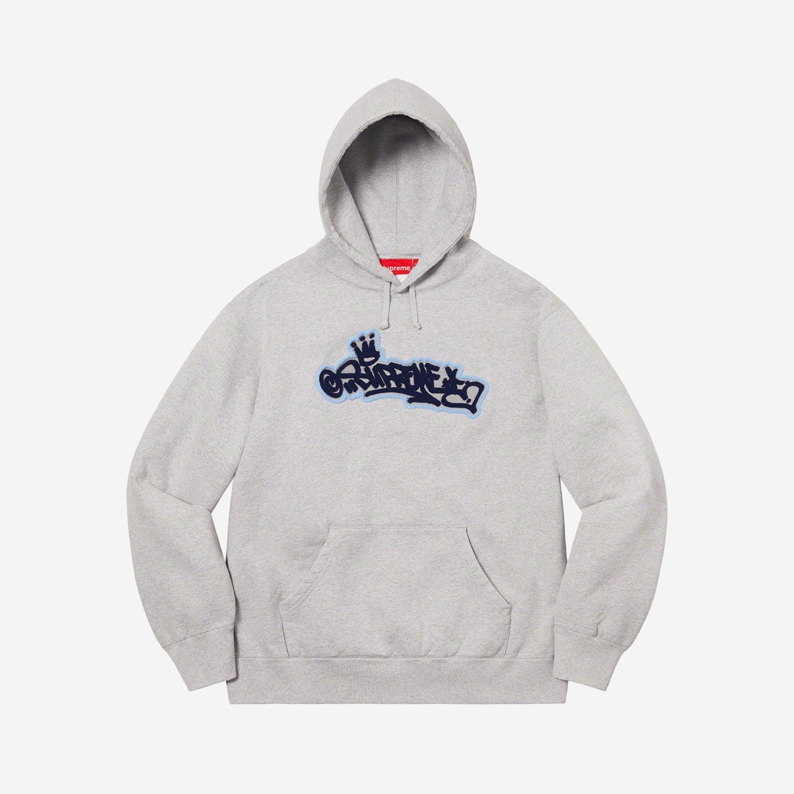 Supreme Handstyle Hooded Sweatshirt Heather Grey - 21SS 상세 이미지 1