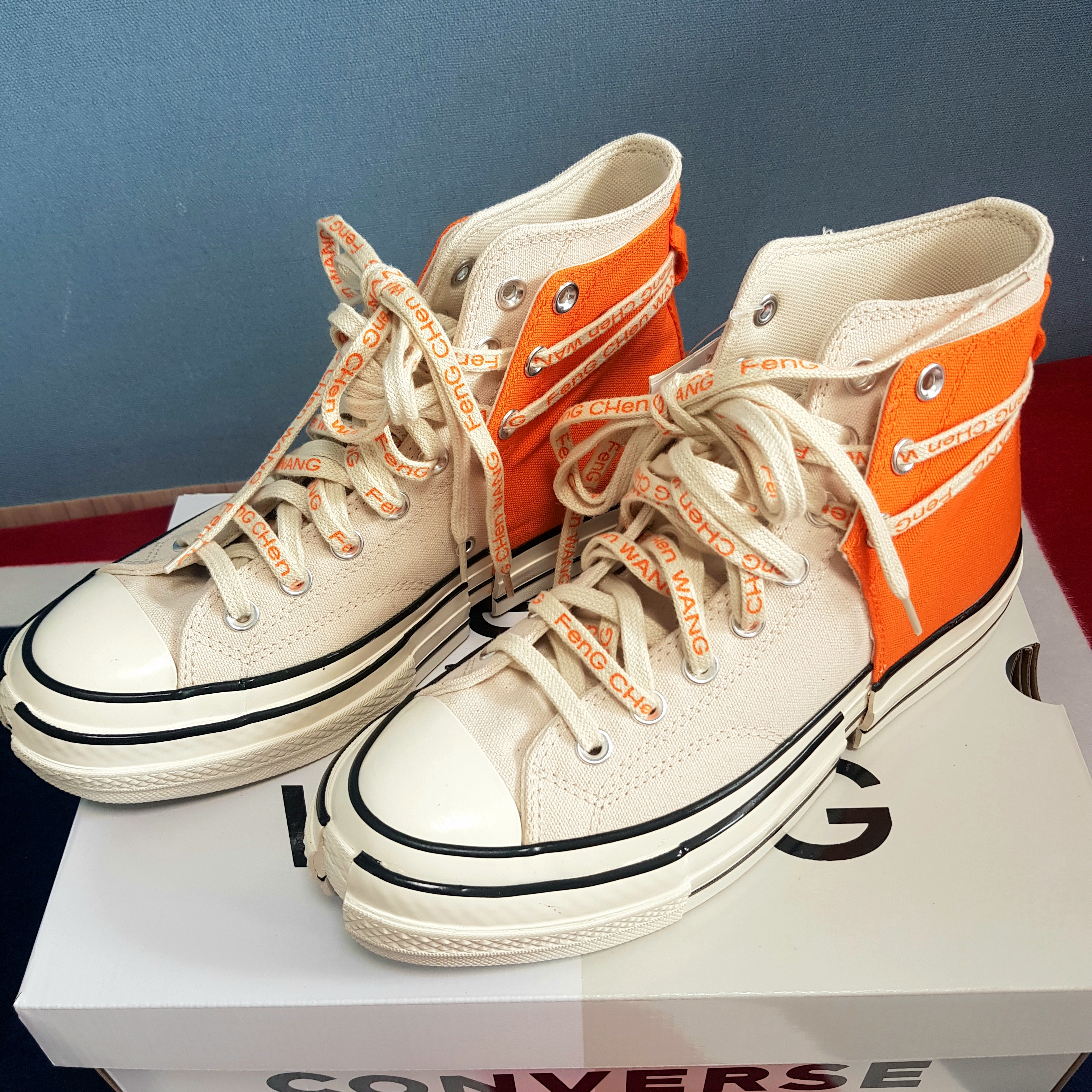 Converse x Feng Chen Wang Chuck 70 2-in-1 Persimmon Orange 착용 스타일 - 1