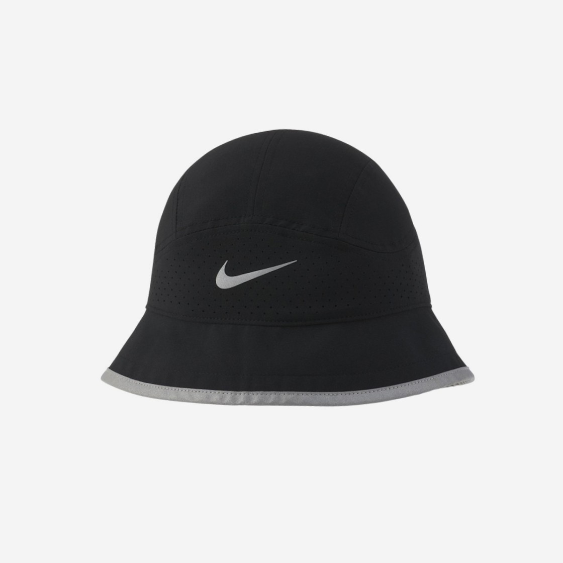 Nike Dri-Fit Perforated Running Bucket Hat Black 상세 이미지 1