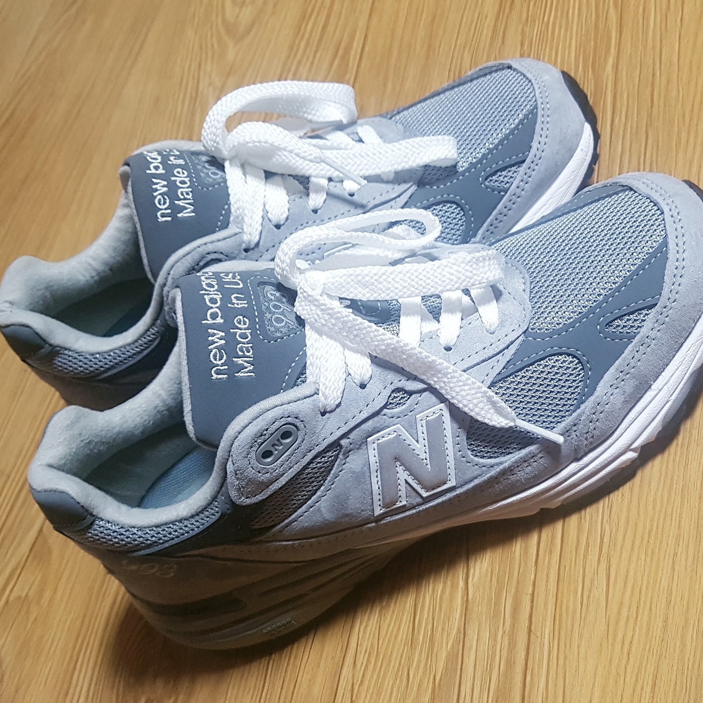 New Balance 993 Made in USA Grey - D Standard 착용 스타일