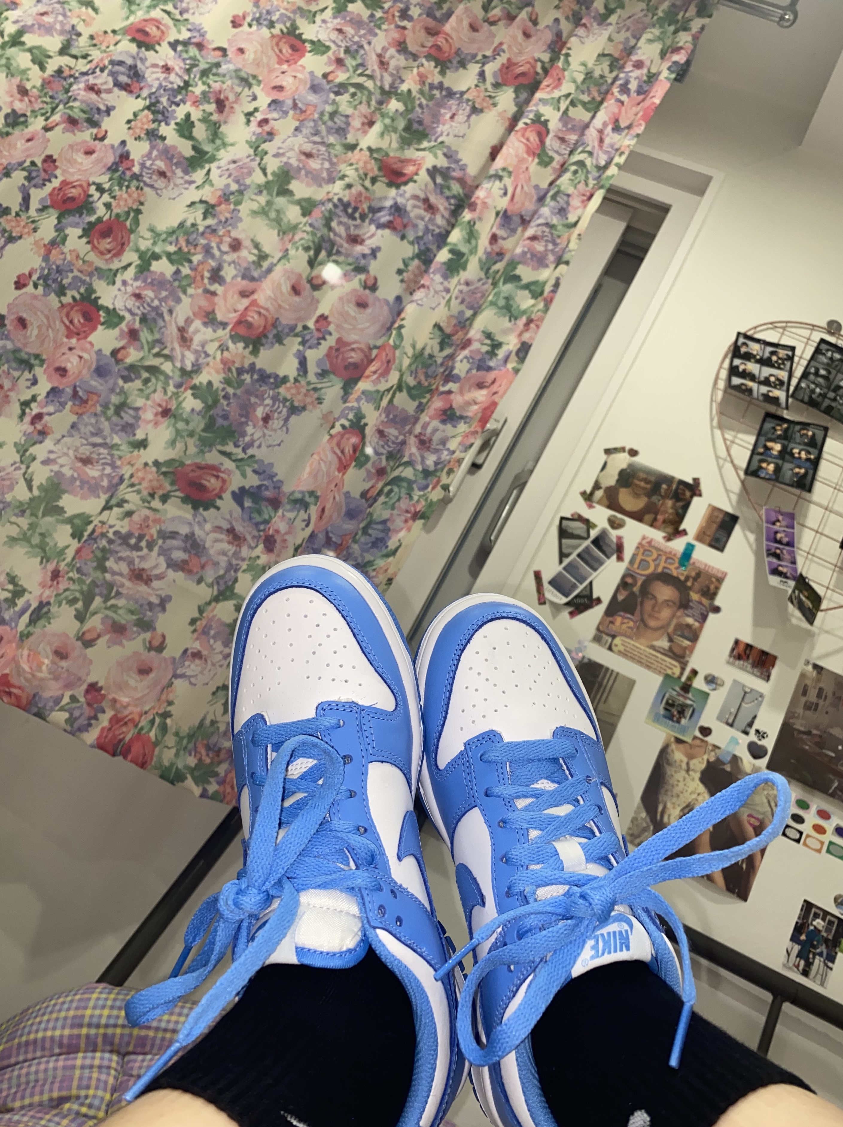 (GS) Nike Dunk Low University Blue 착용 스타일 - 4