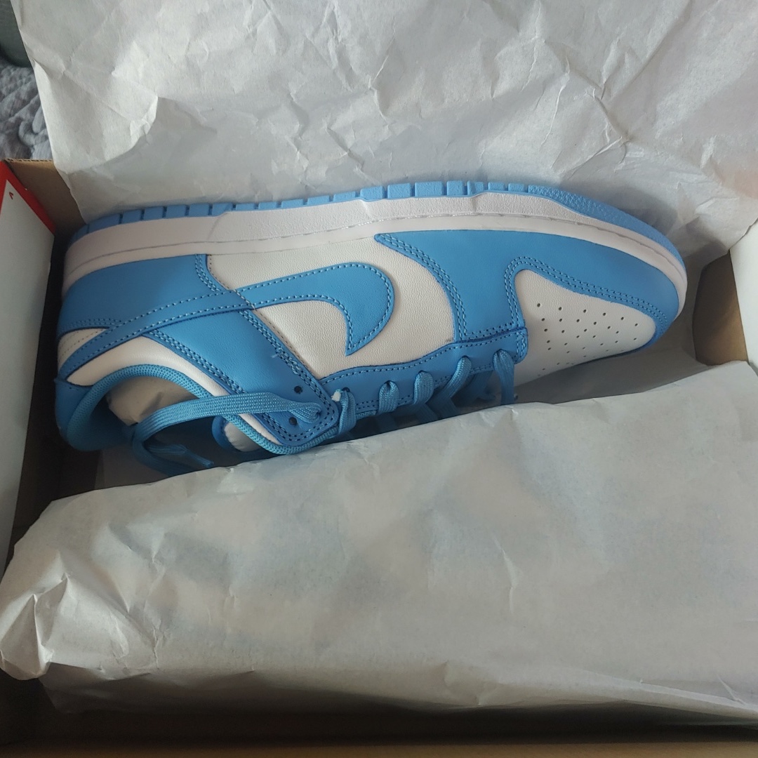 Nike Dunk Low Retro University Blue 착용 스타일 - 3