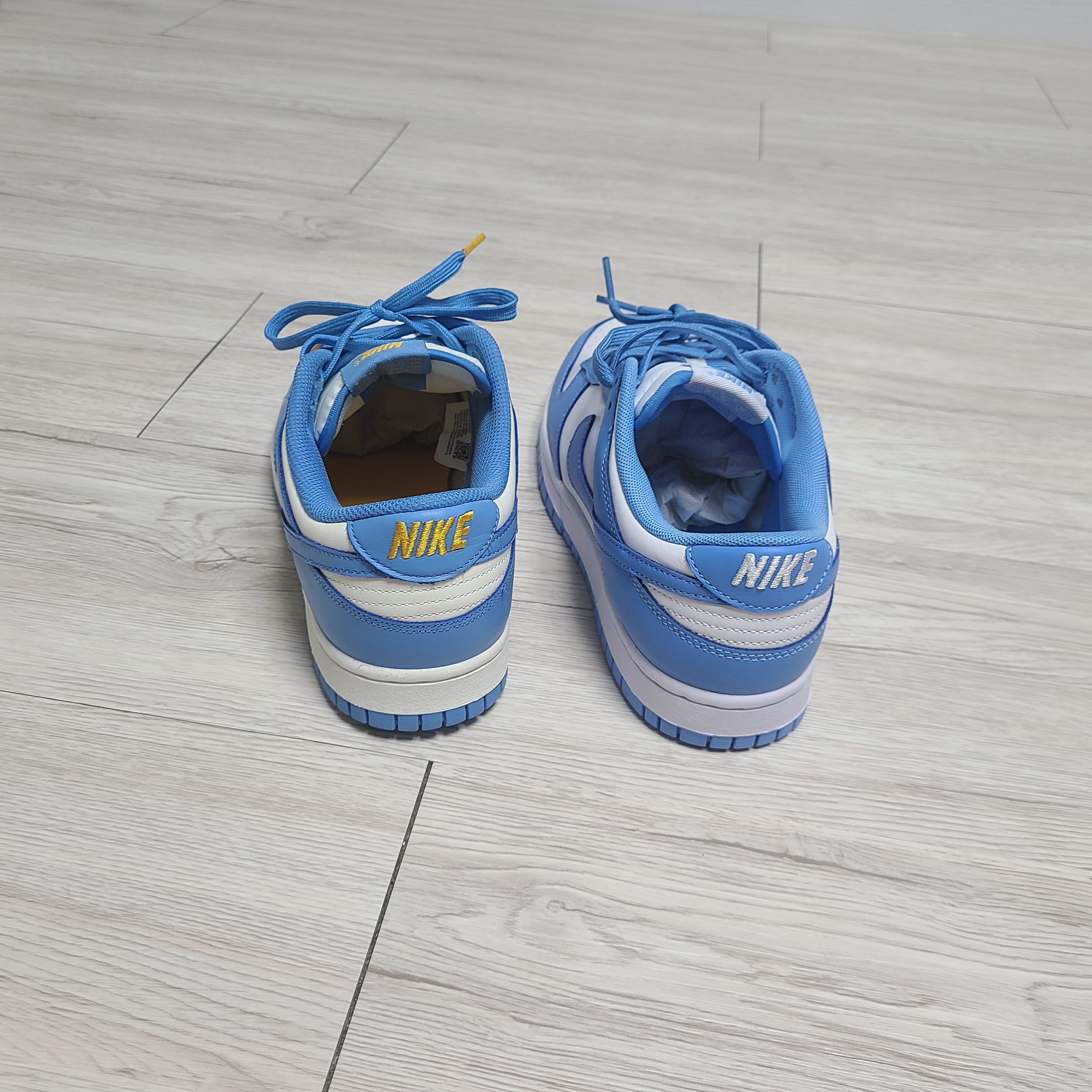 Nike Dunk Low Retro University Blue, (W) Nike Dunk Low Coast 착용 스타일 - 3