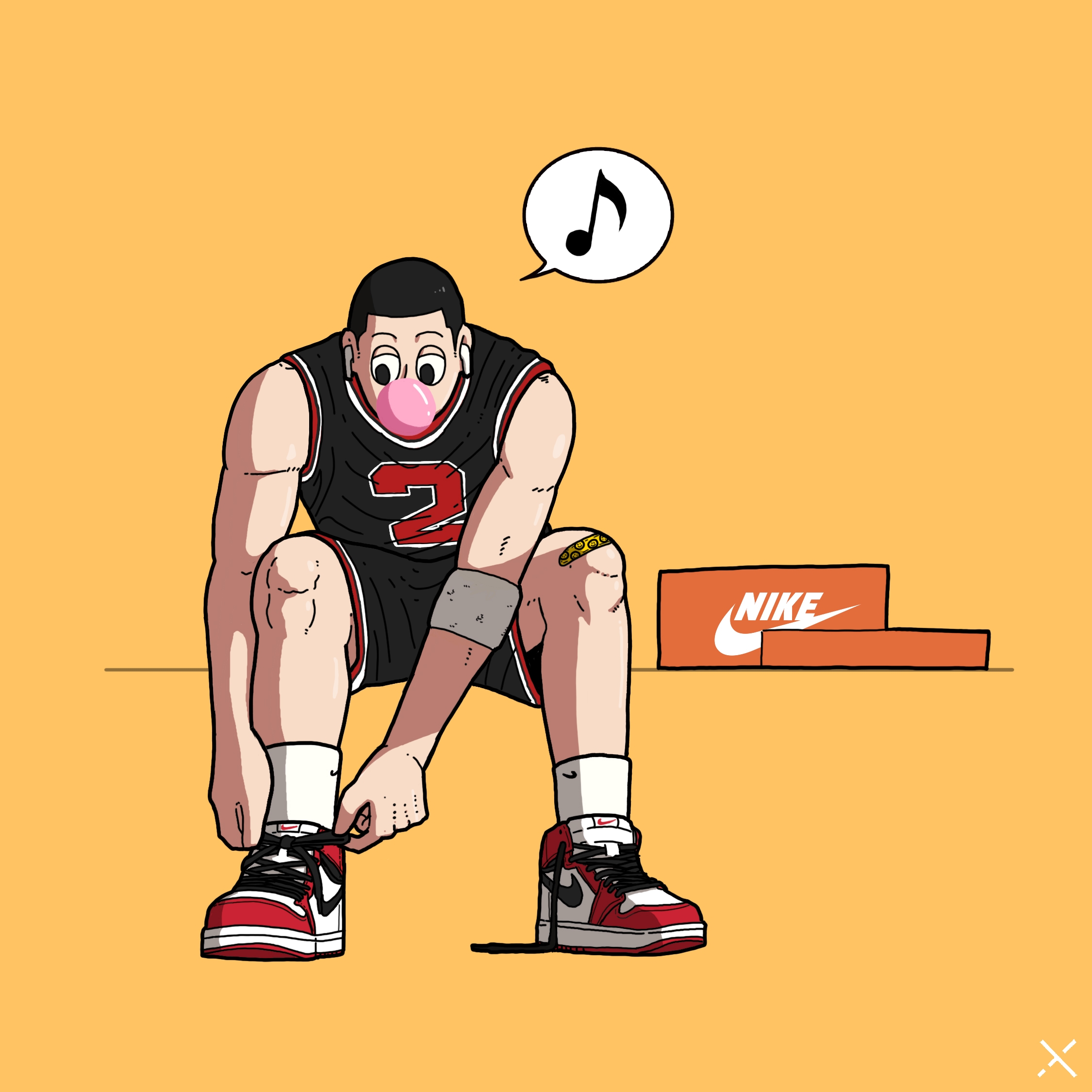 Jordan 1 KO Chicago 2021 착용 스타일 - 1