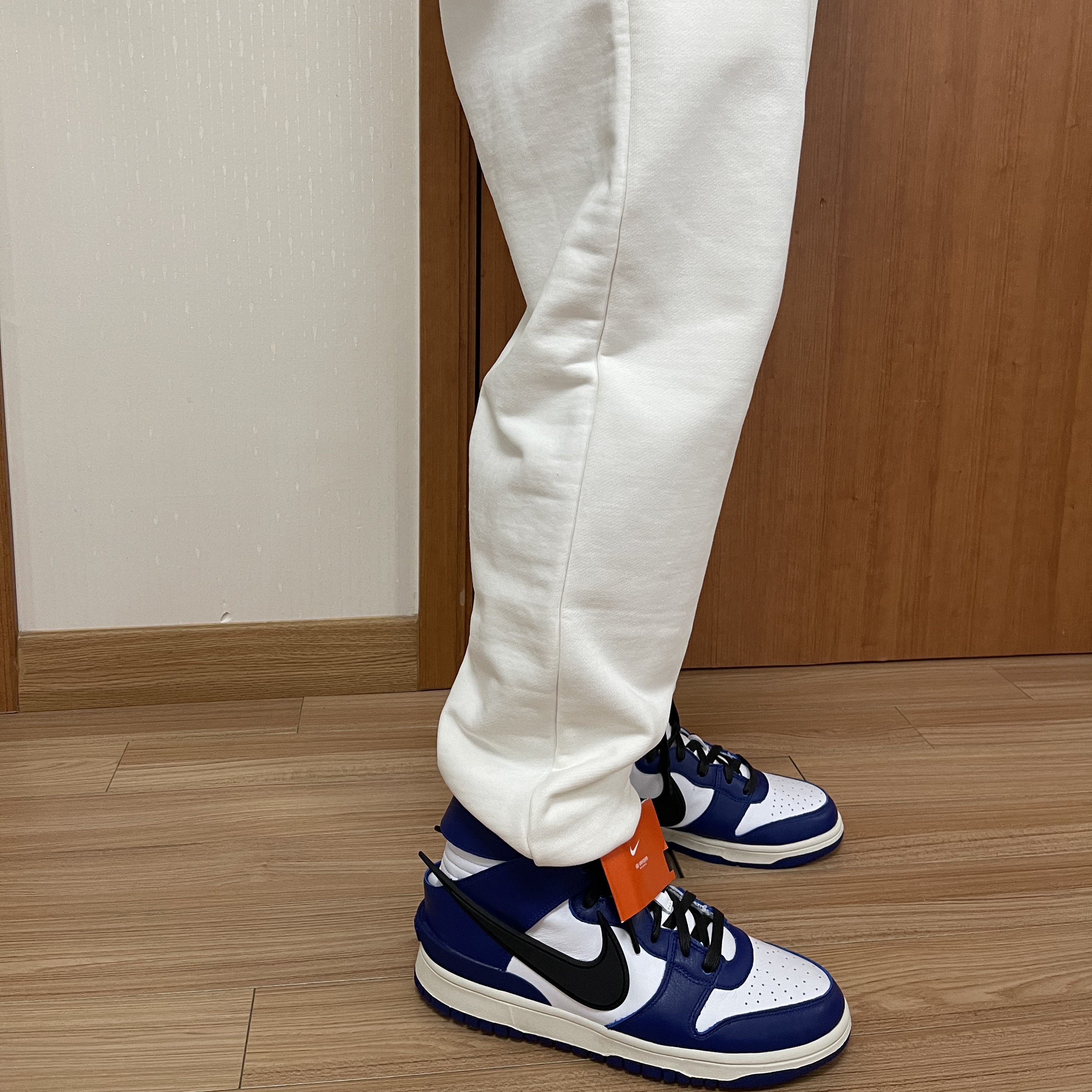 Nike x Ambush Dunk High Deep Royal Blue 착용 스타일 - 2