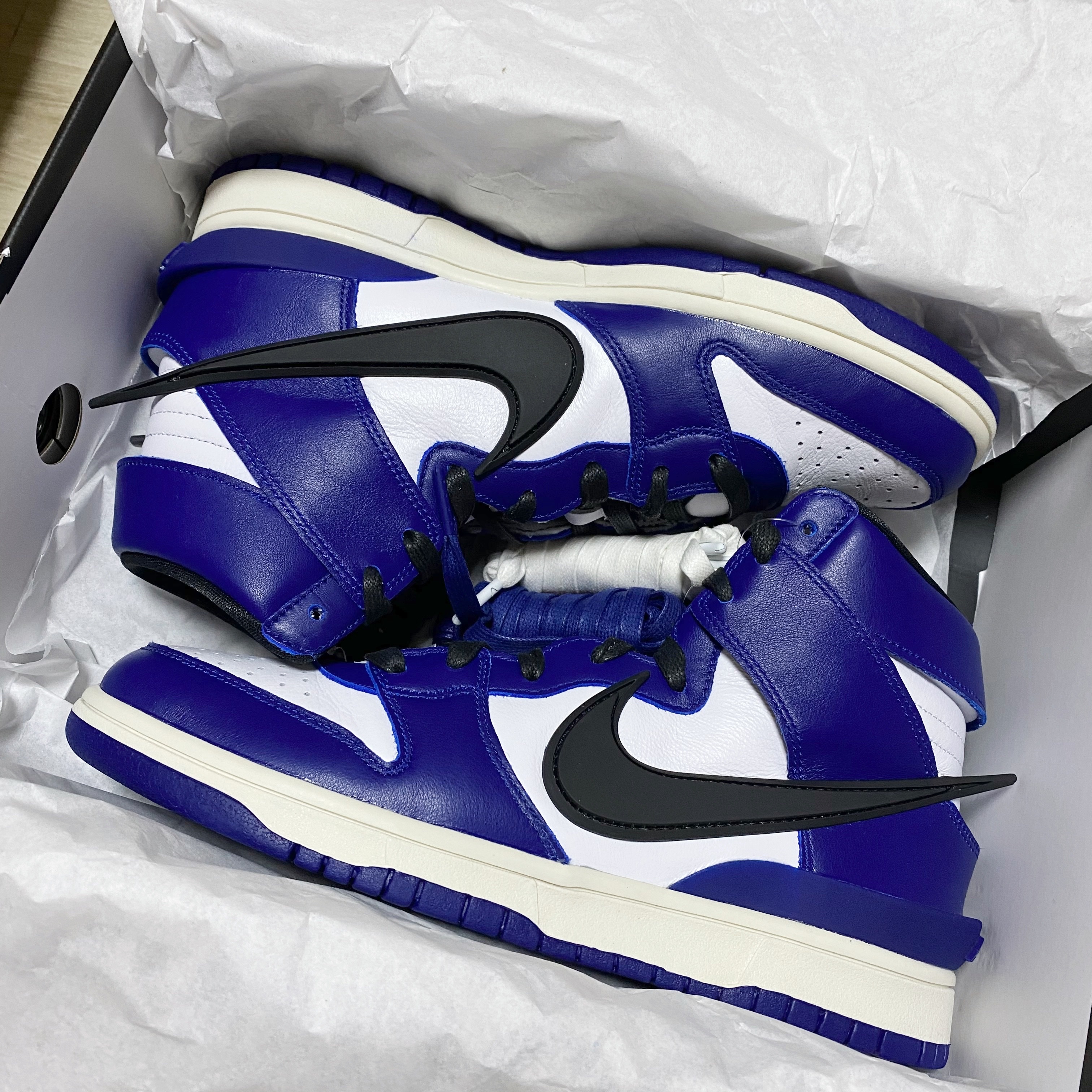 Nike x Ambush Dunk High Deep Royal Blue 착용 스타일 - 2