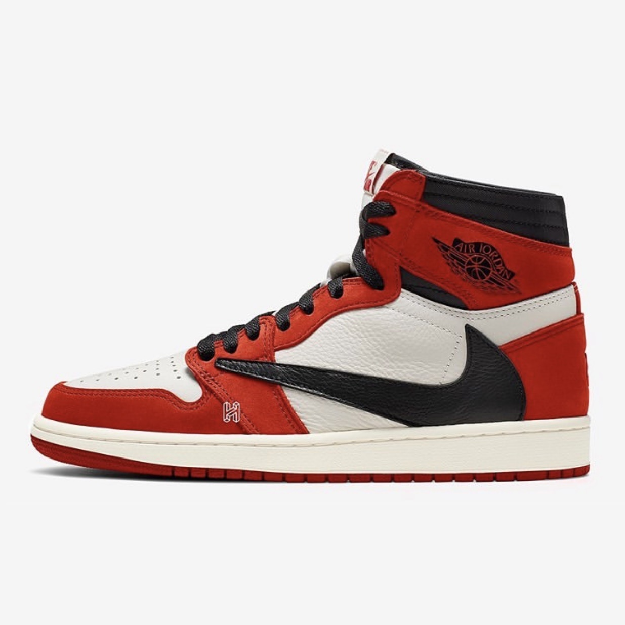 Jordan 1 x Travis Scott Retro High OG SP Mocha 착용 스타일 - 1