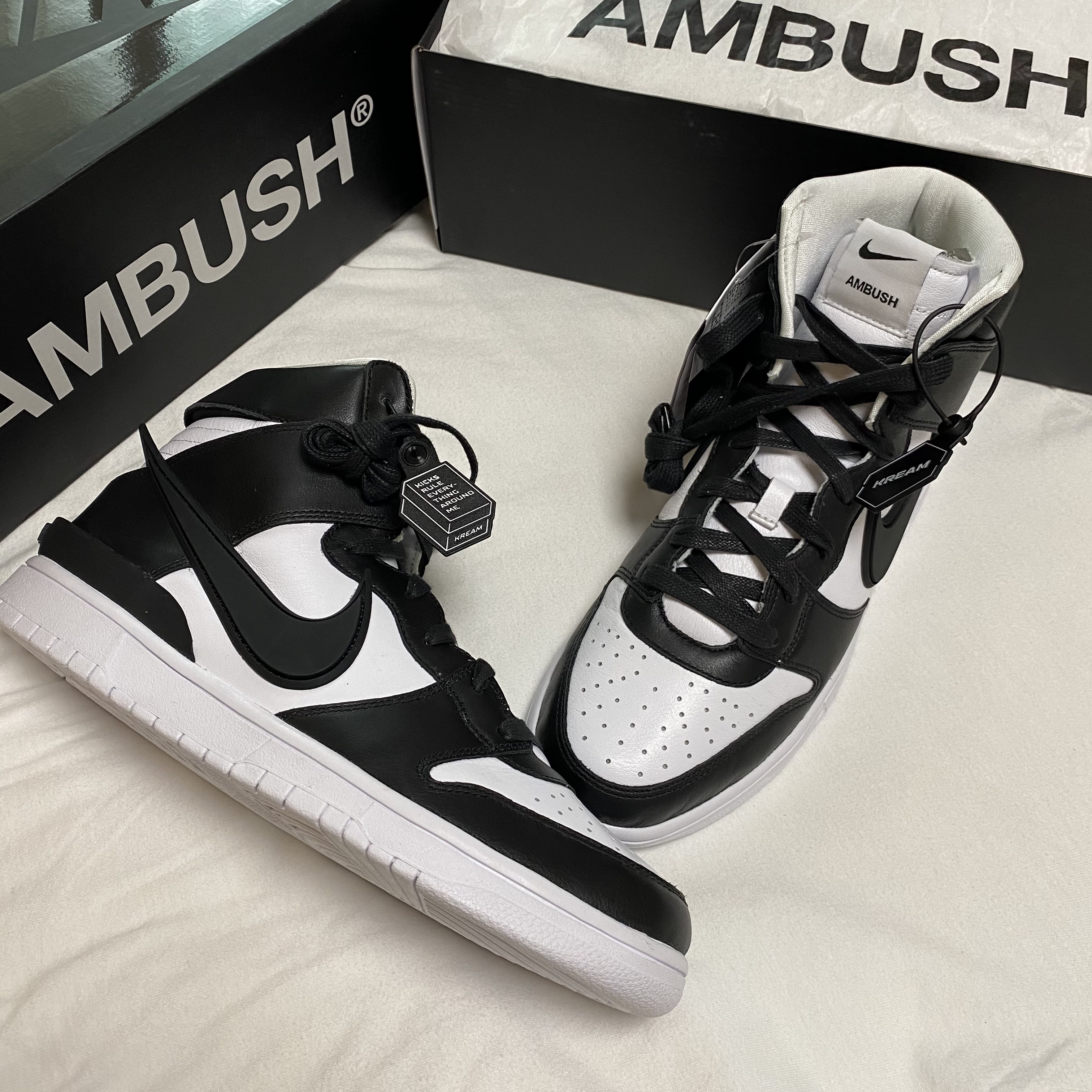 Nike x Ambush Dunk High Black 착용 스타일 - 1
