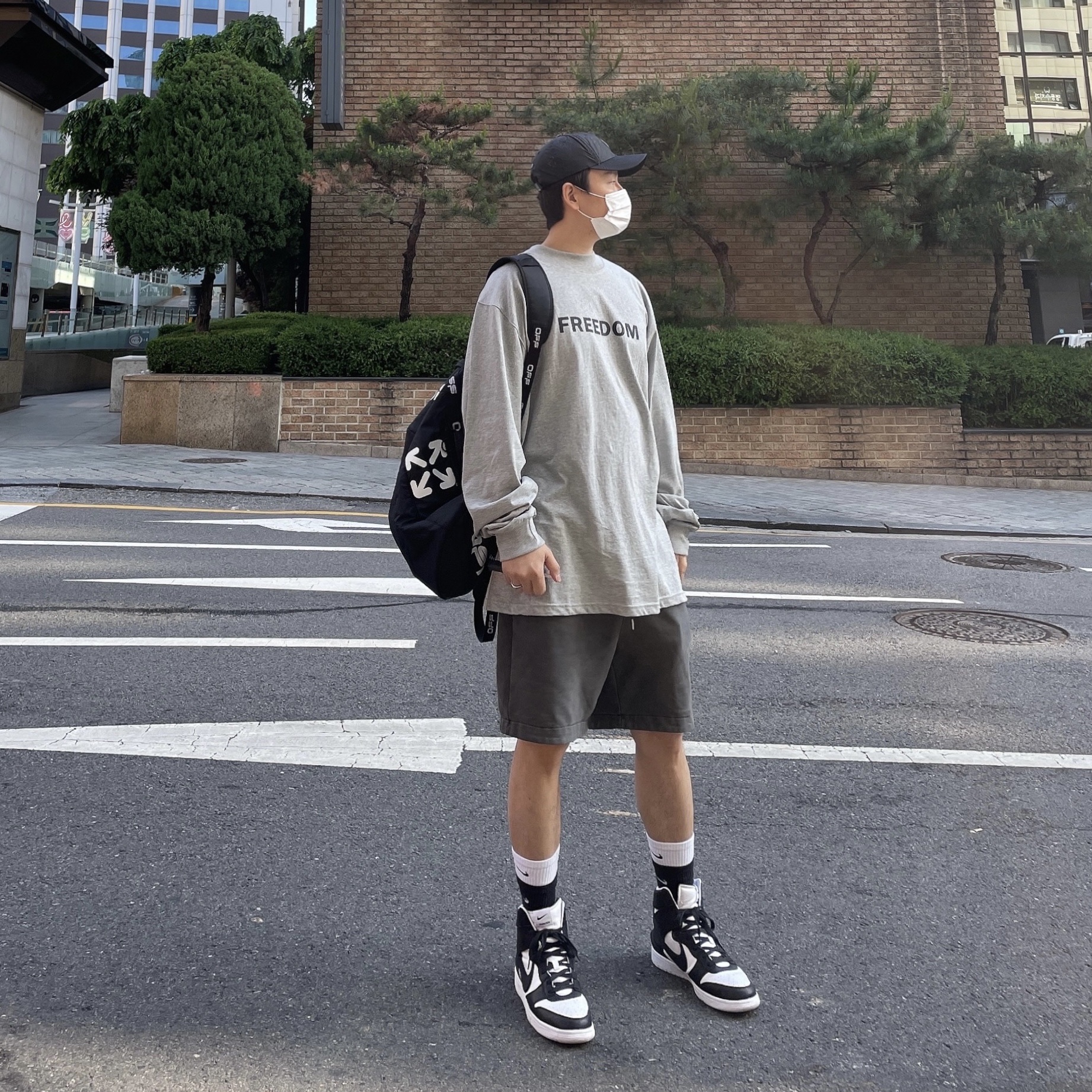 Nike x Ambush Dunk High Black 착용 스타일