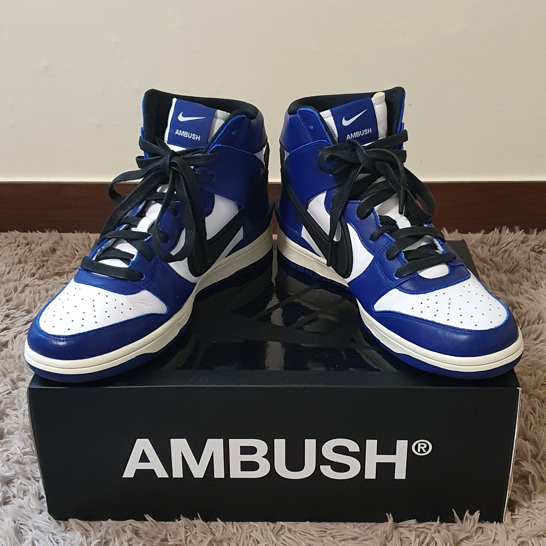 Nike x Ambush Dunk High Deep Royal Blue 착용 스타일
