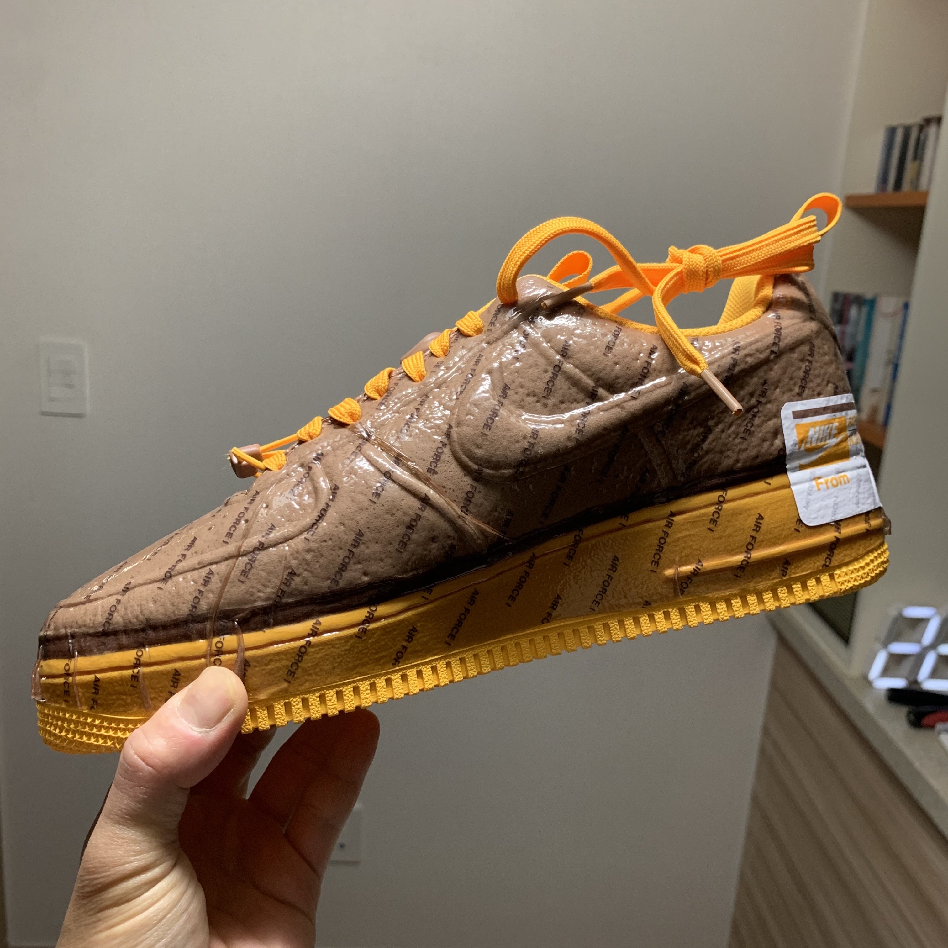 Nike Air Force 1 Experimental Archaeo Brown 착용 스타일