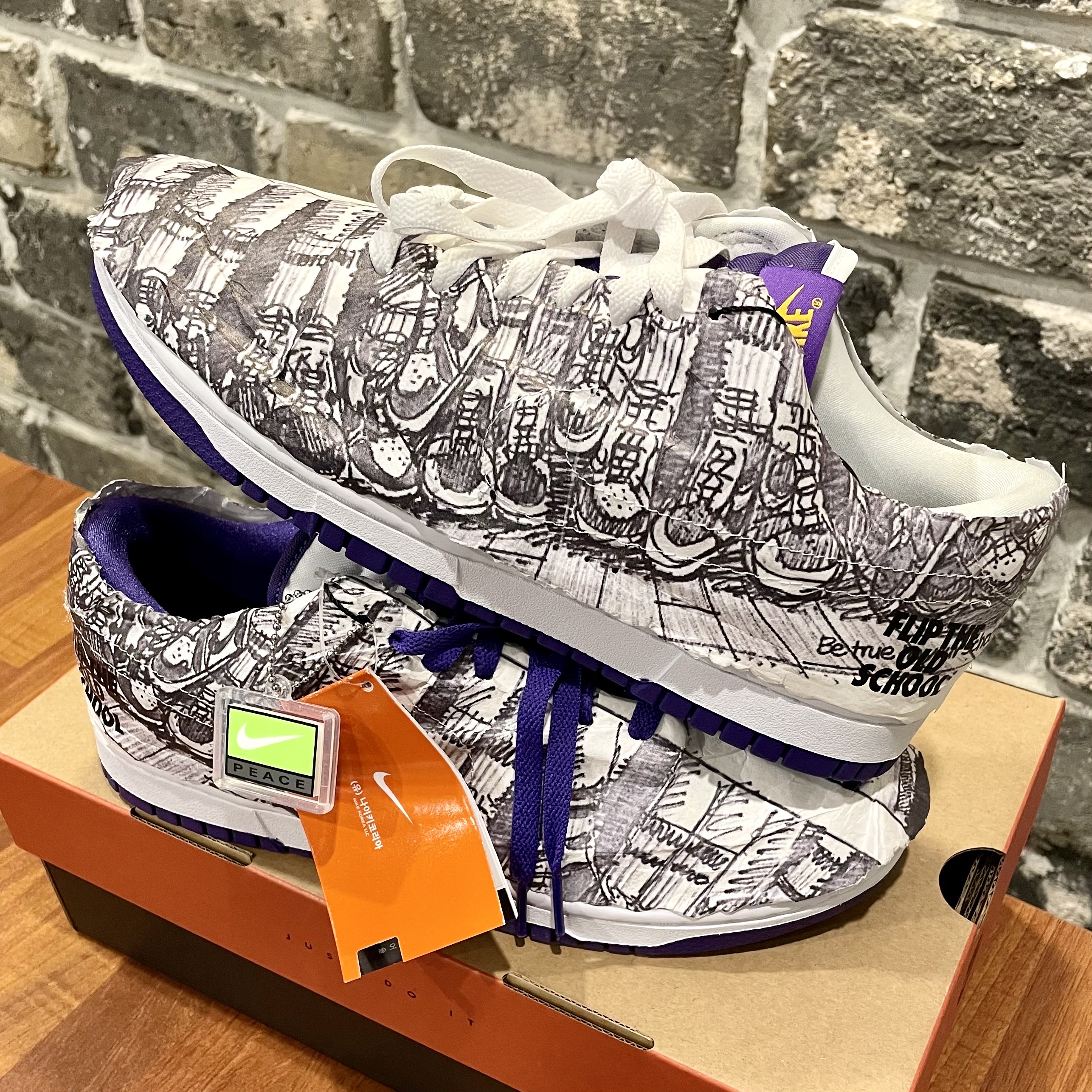 (W) Nike Dunk Low SE Flip 착용 스타일 - 3