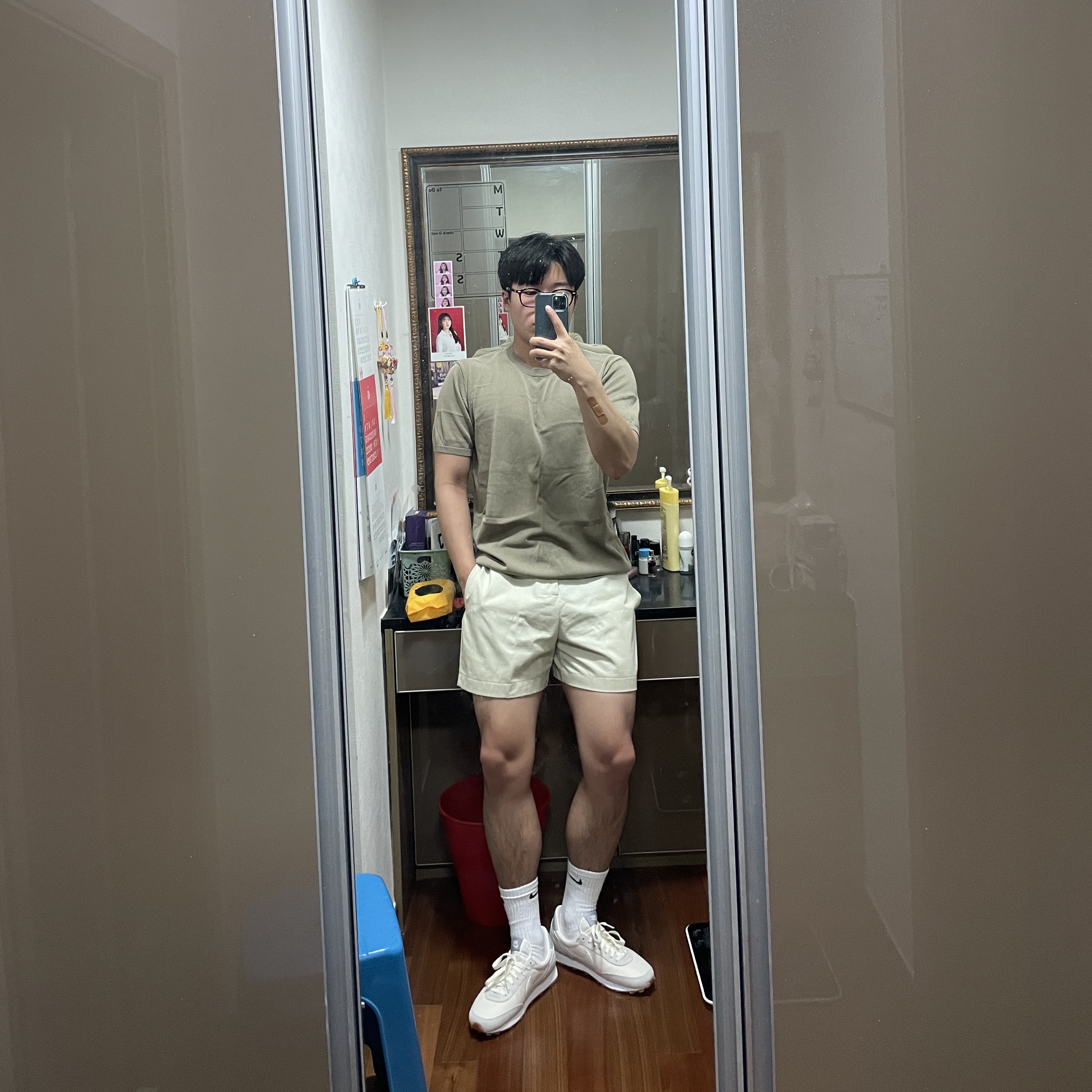 (W) Nike Daybreak Summit White 착용 스타일