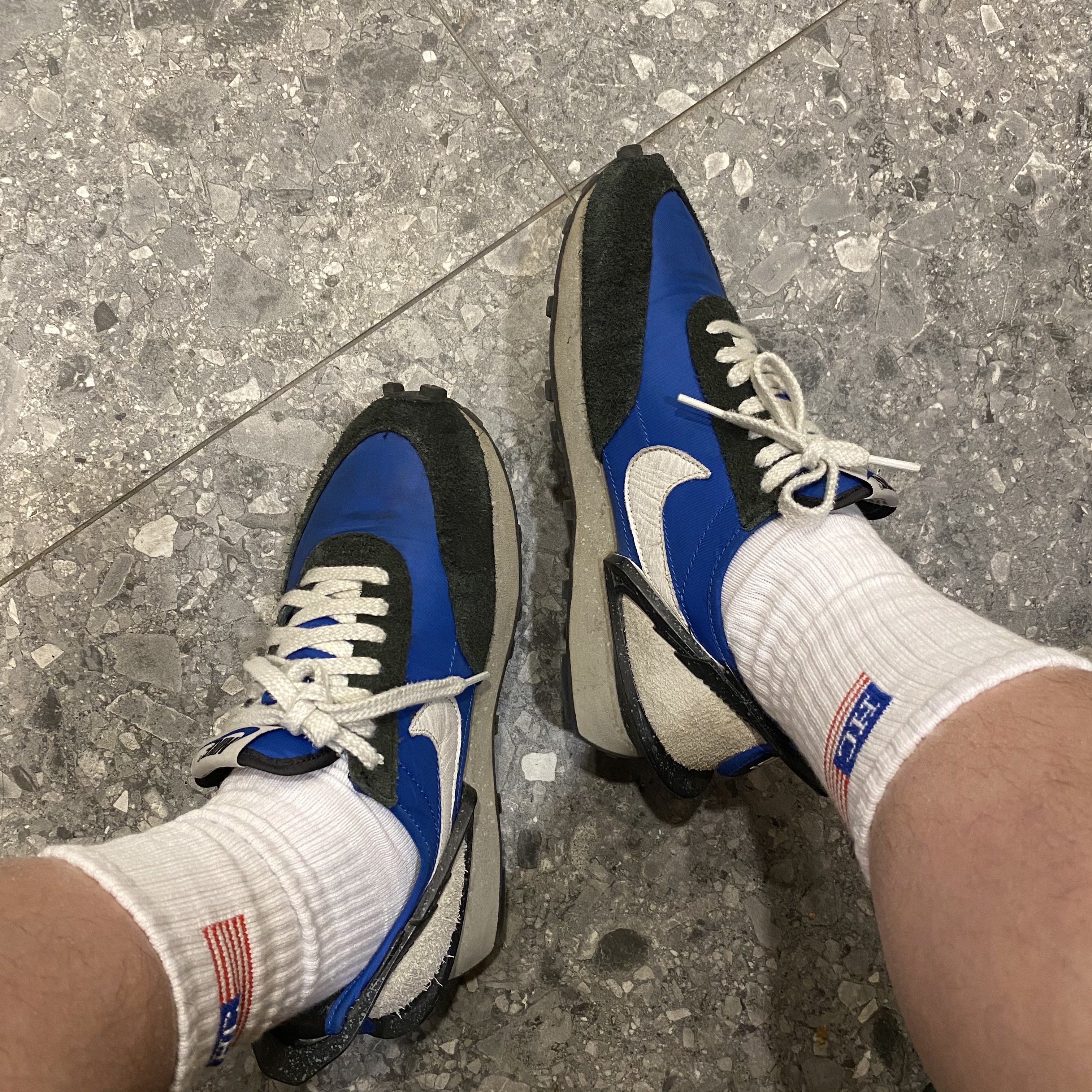 Nike x Undercover Daybreak Blue Jay 착용 스타일 - 1