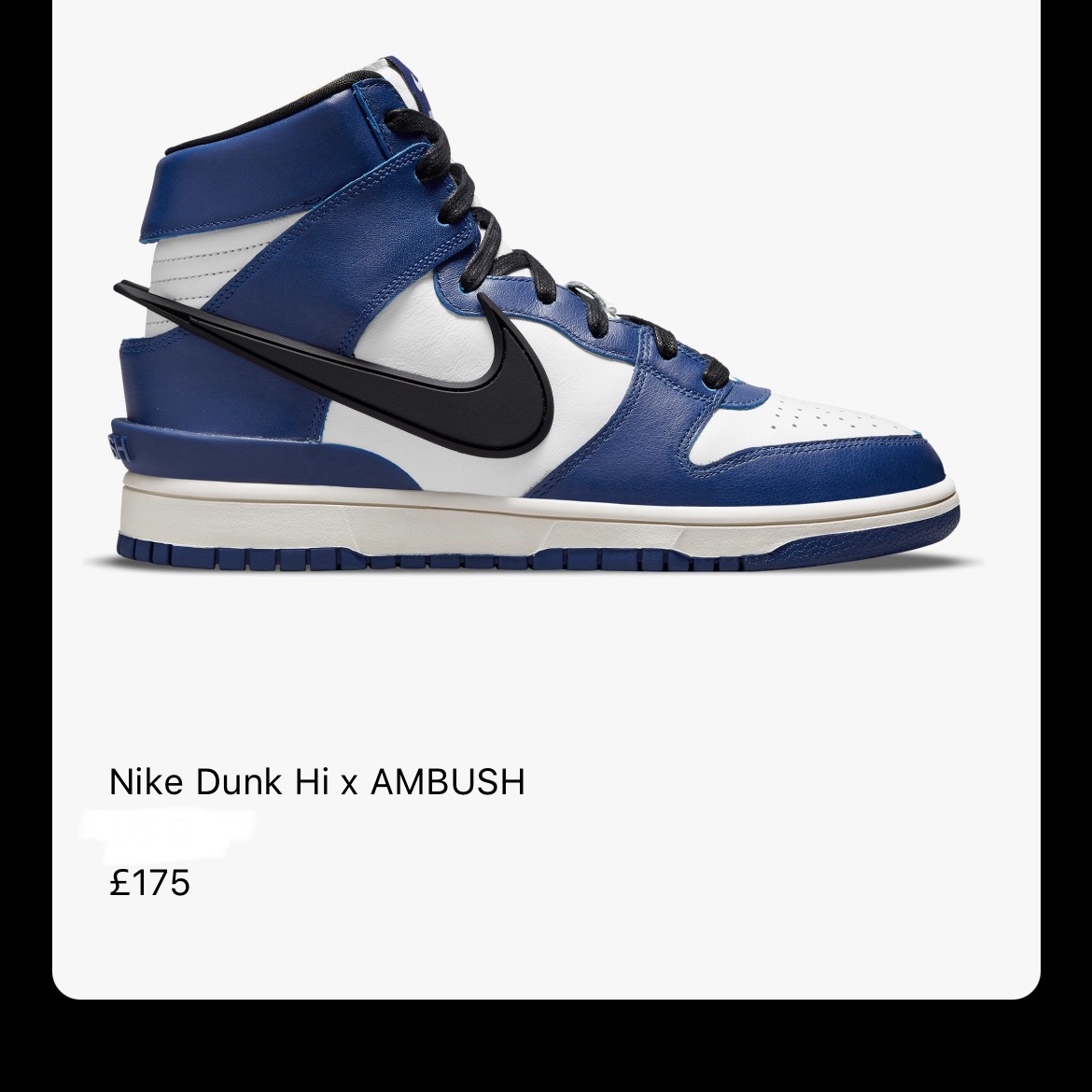 Nike x Ambush Dunk High Deep Royal Blue 착용 스타일