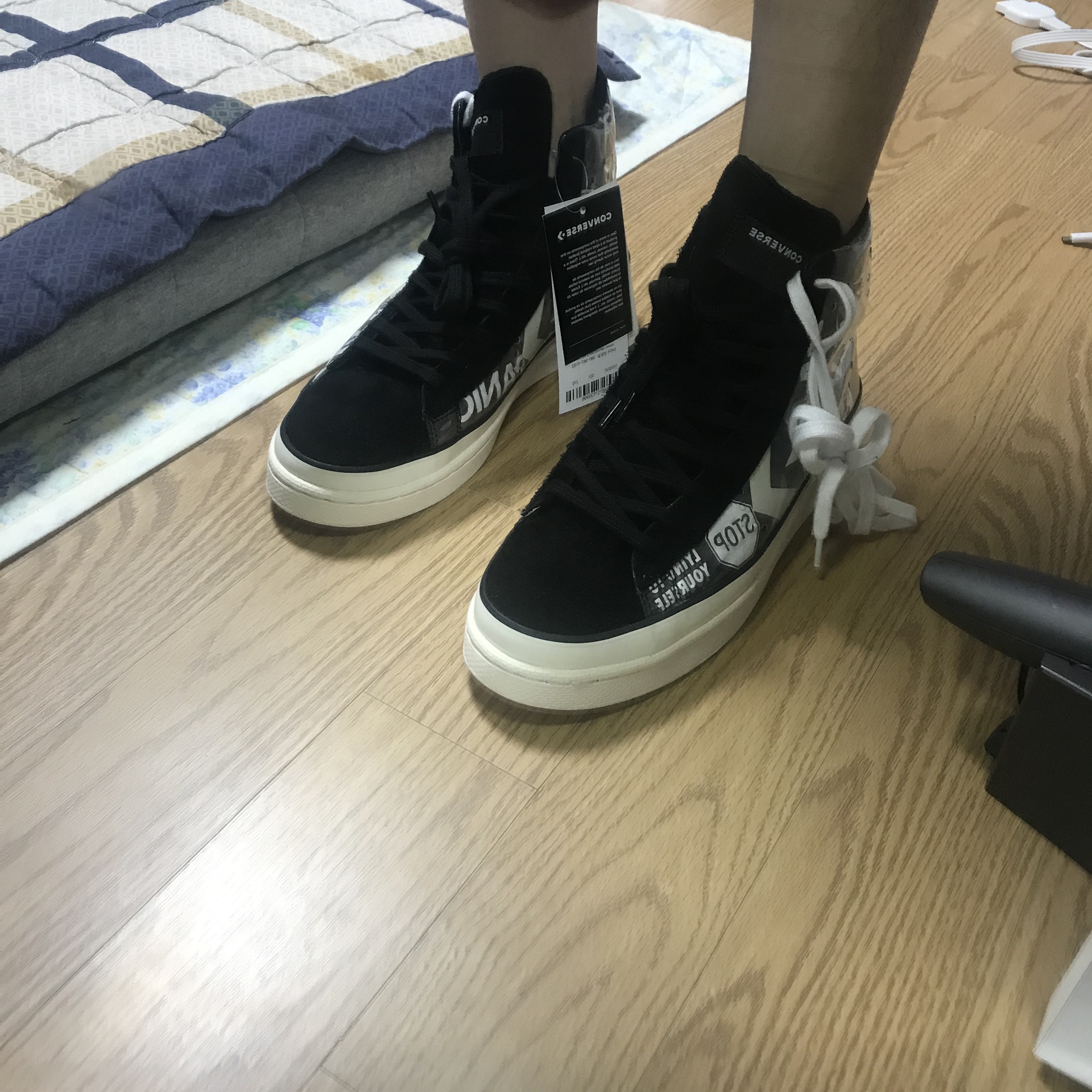 Converse x Pleasures Pro Leather  착용 스타일 - 1