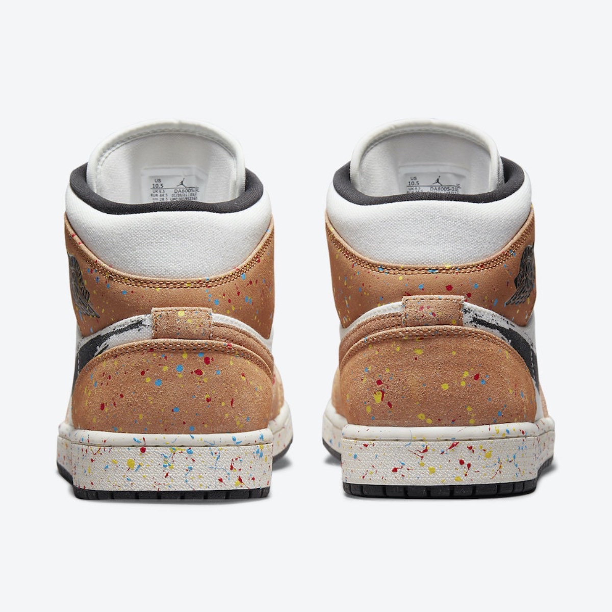 Jordan 1 Low SE Brushstroke Swoosh 착용 스타일 - 5