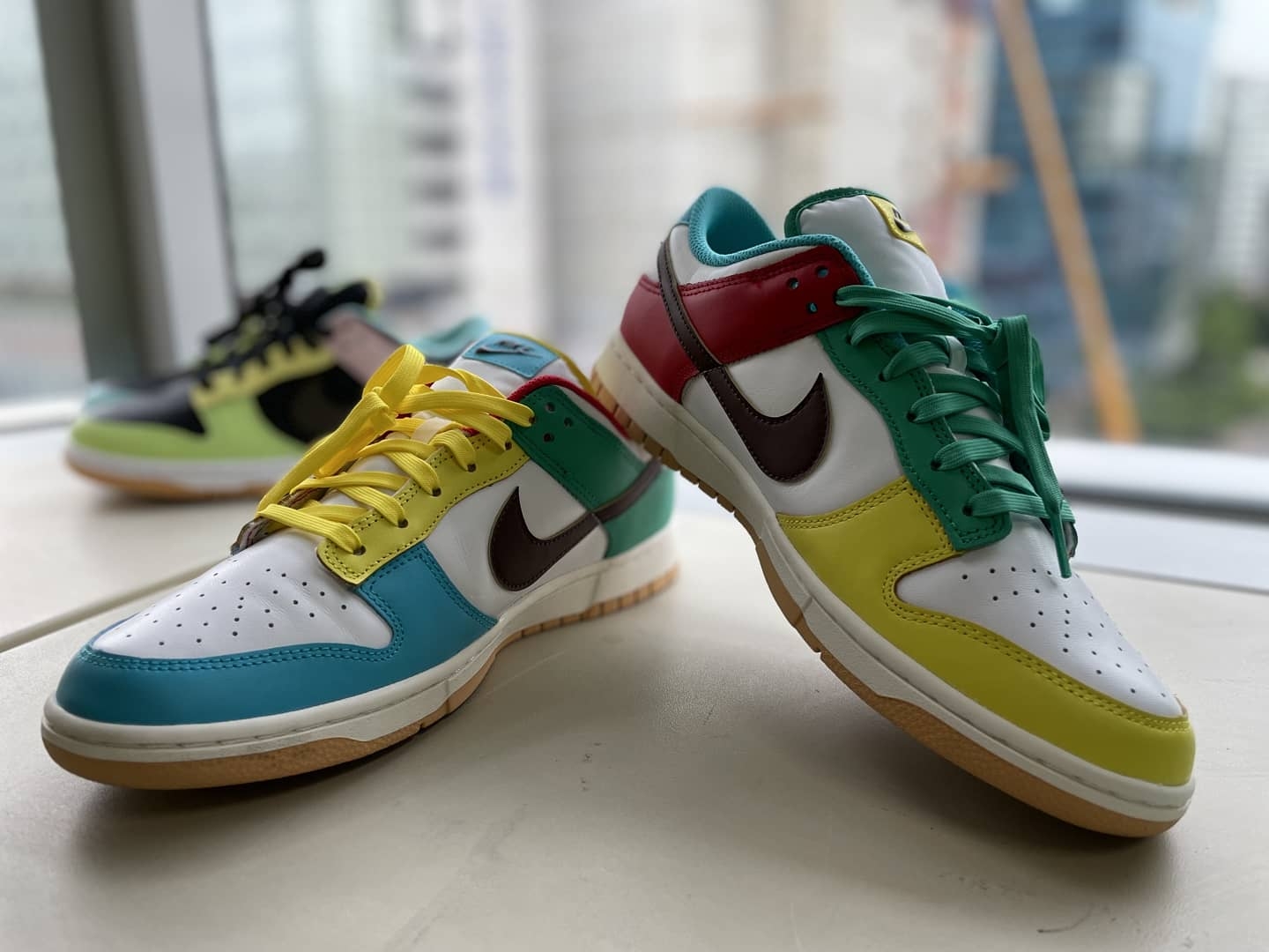 Nike Dunk Low SE Free.99 White 착용 스타일 - 1