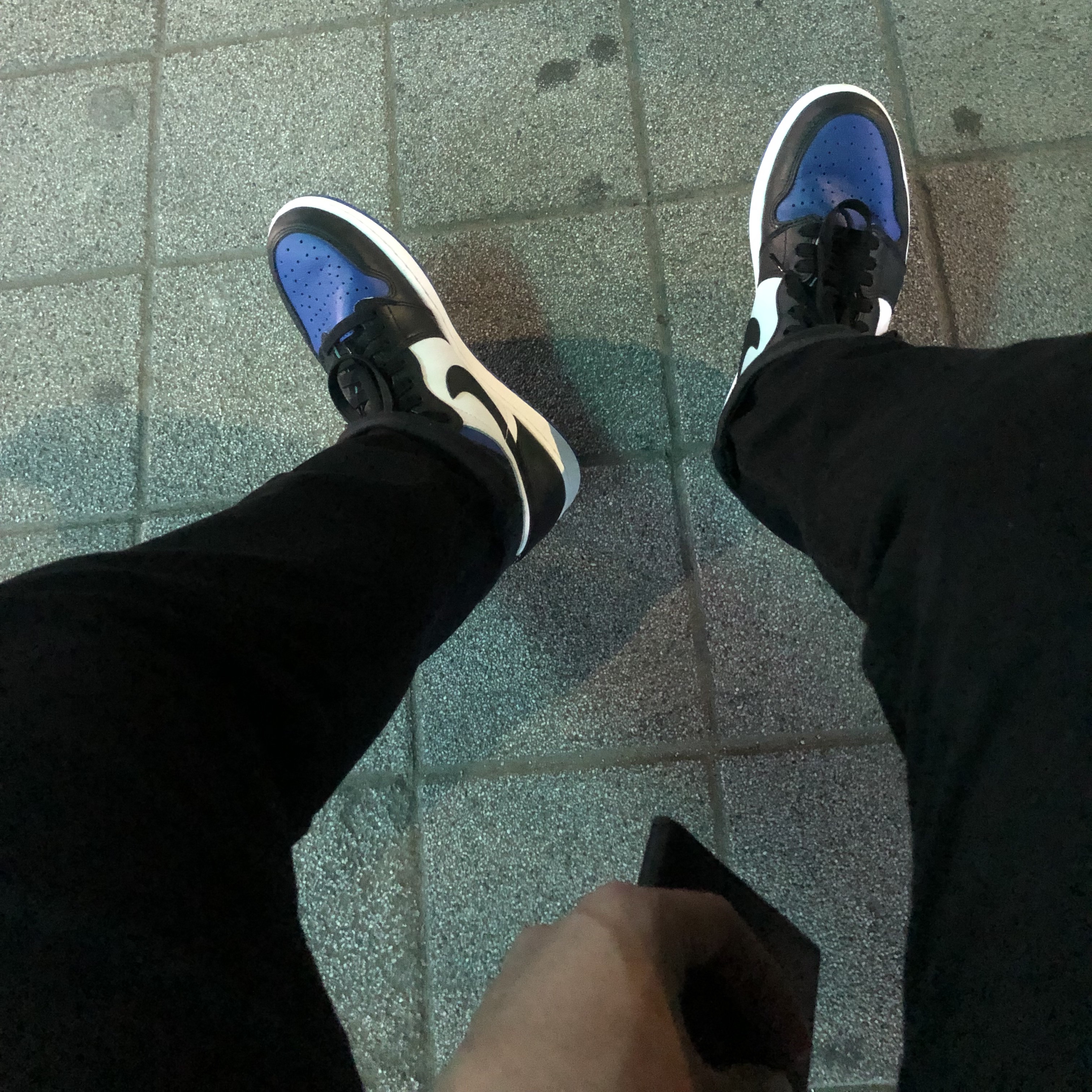 Jordan 1 Retro High OG Royal Toe 착용 스타일