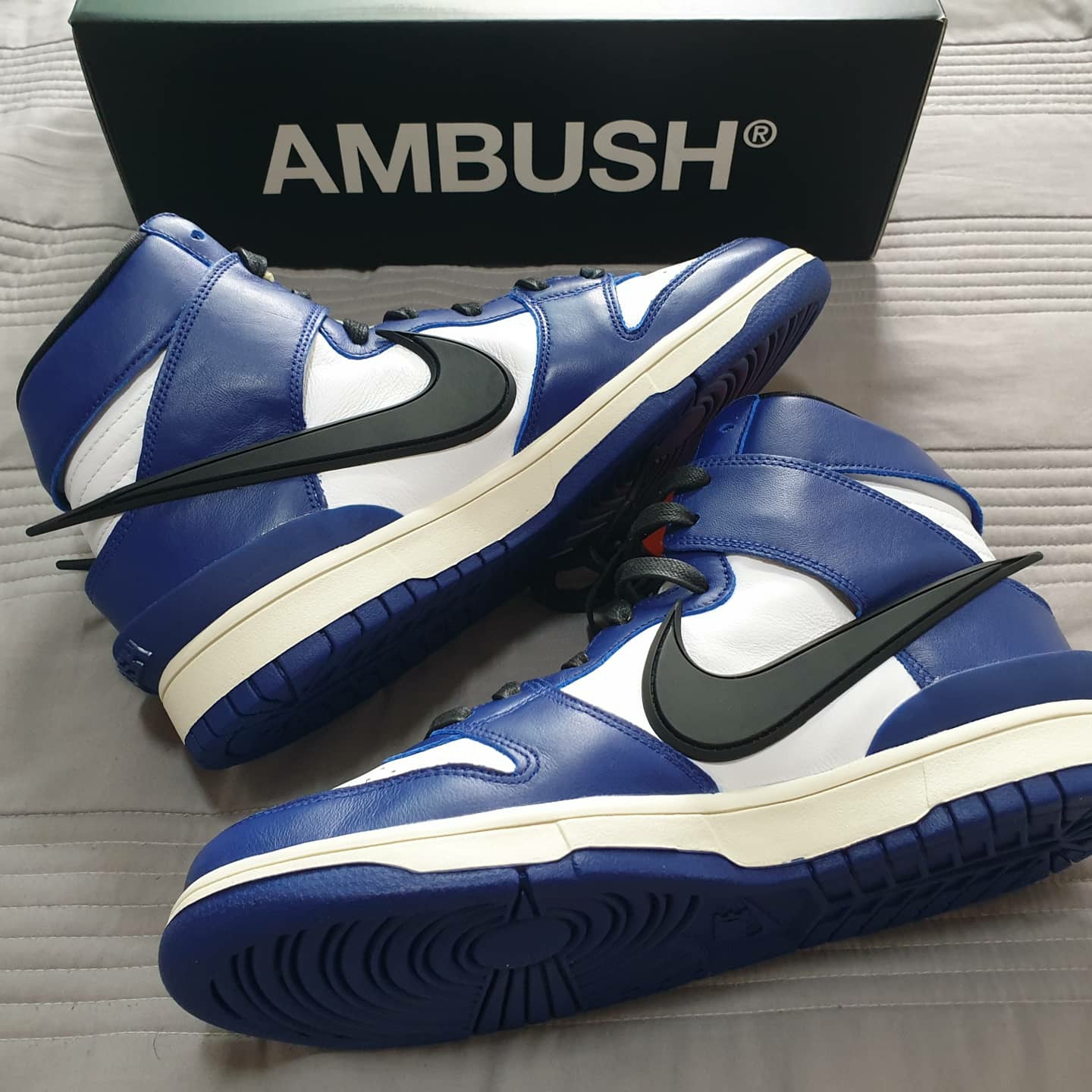 Nike x Ambush Dunk High Deep Royal Blue 착용 스타일 - 1