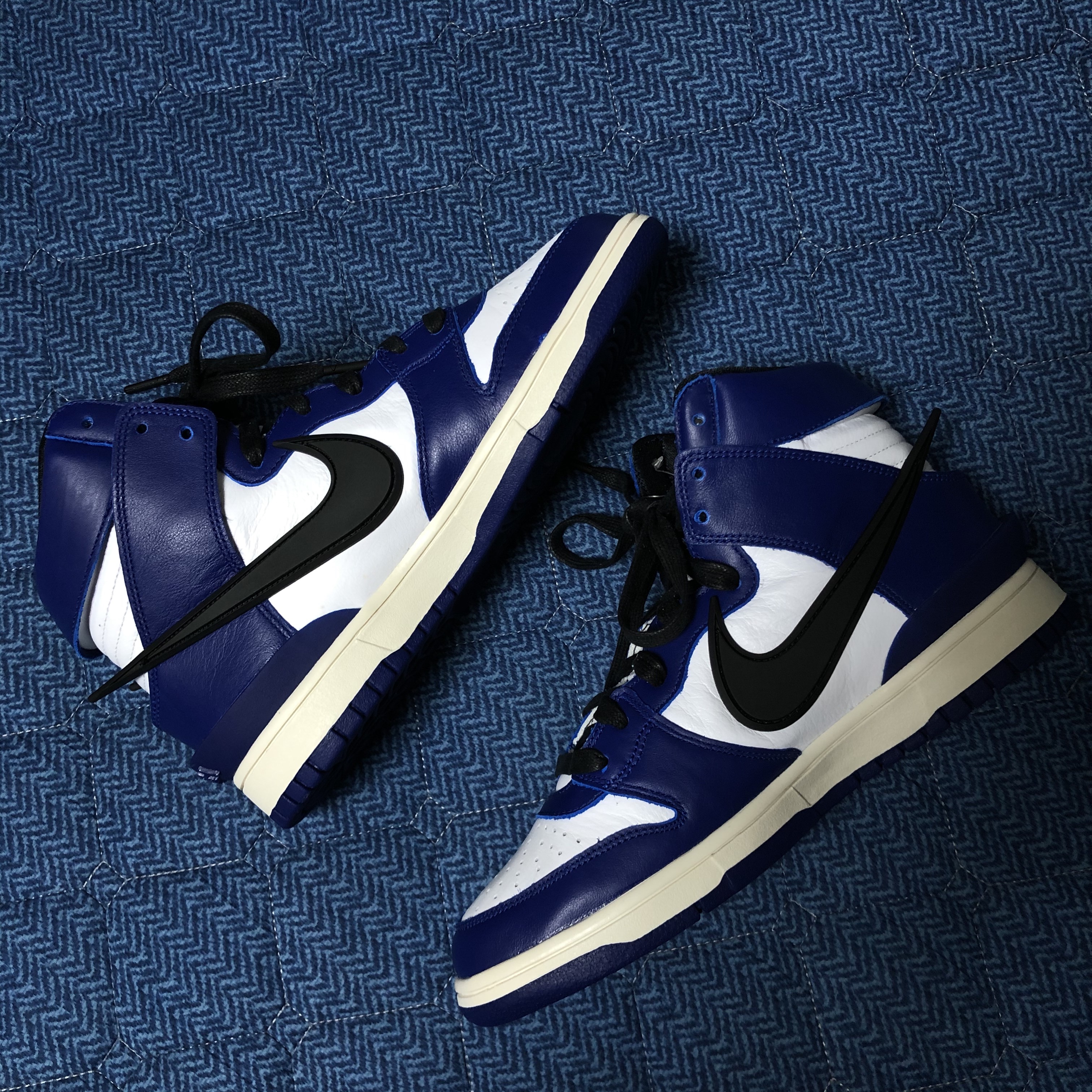 Nike x Ambush Dunk High Deep Royal Blue 착용 스타일 - 4