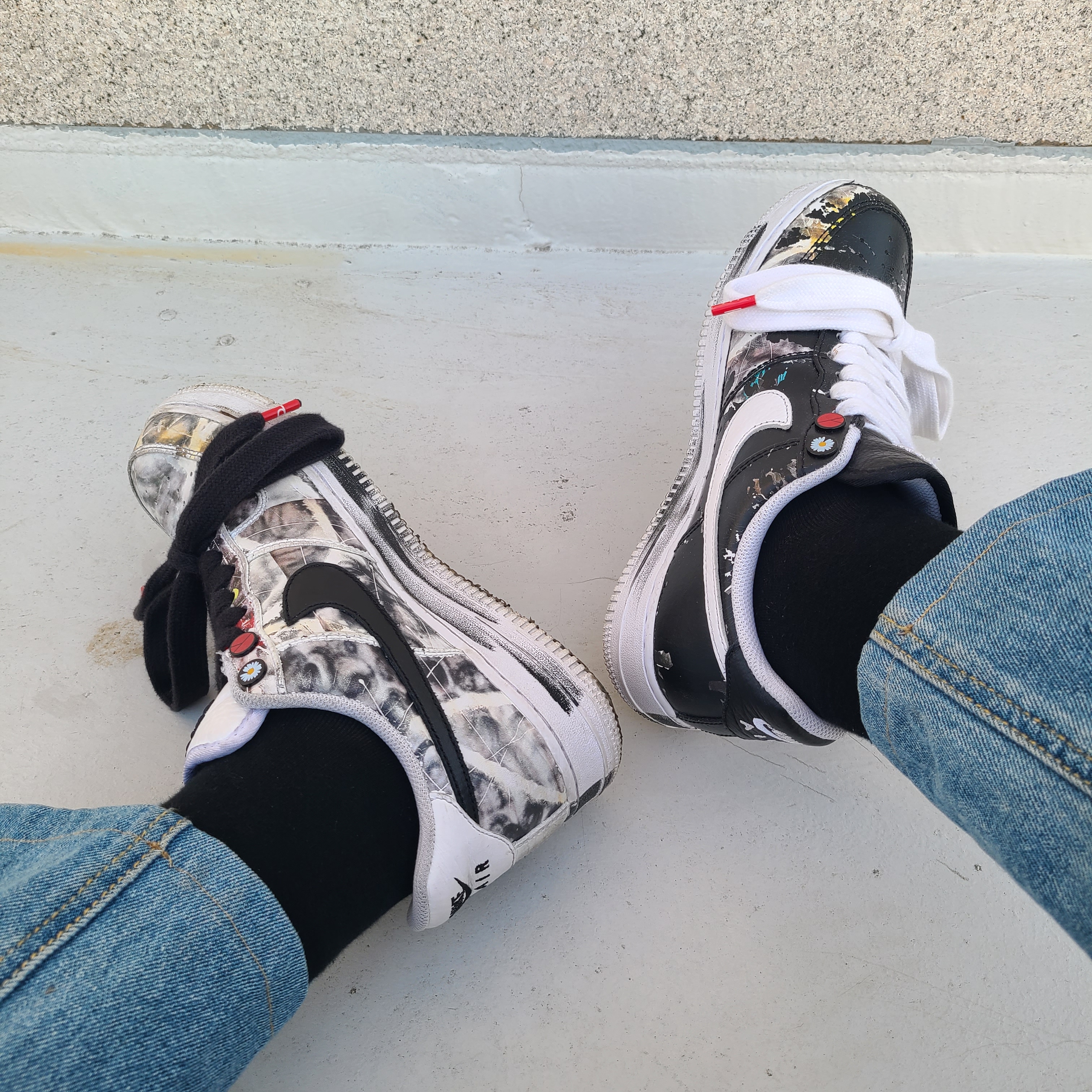 Nike x Peaceminusone Air Force 1 Low Para-Noise 2.0, Nike x Peaceminusone Air Force 1 Low Para-Noise 착용 스타일