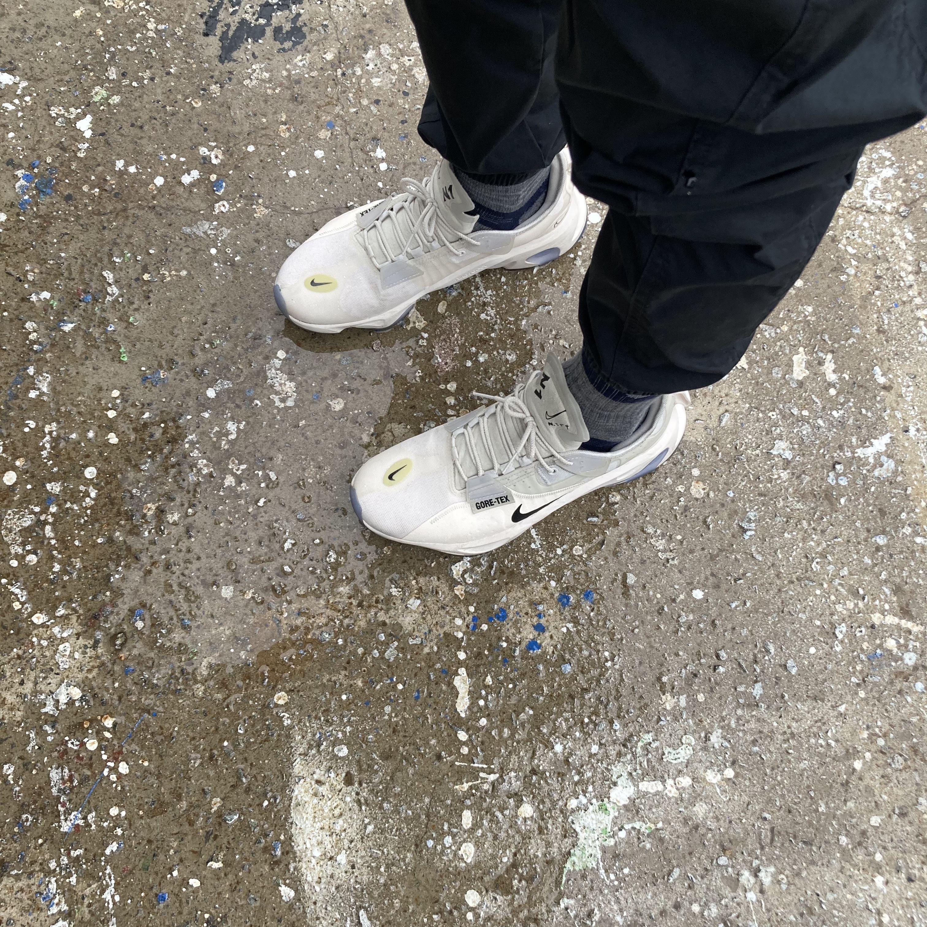 Nike React Type N.354 Gore-Tex Cream 착용 스타일