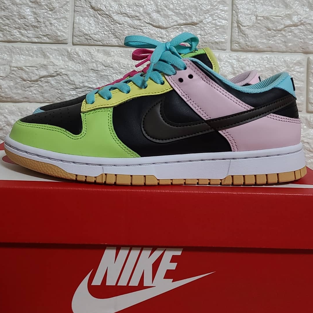 Nike Dunk Low SE Free.99 Black, Nike SB Dunk High Pro Hawaii 착용 스타일 - 1