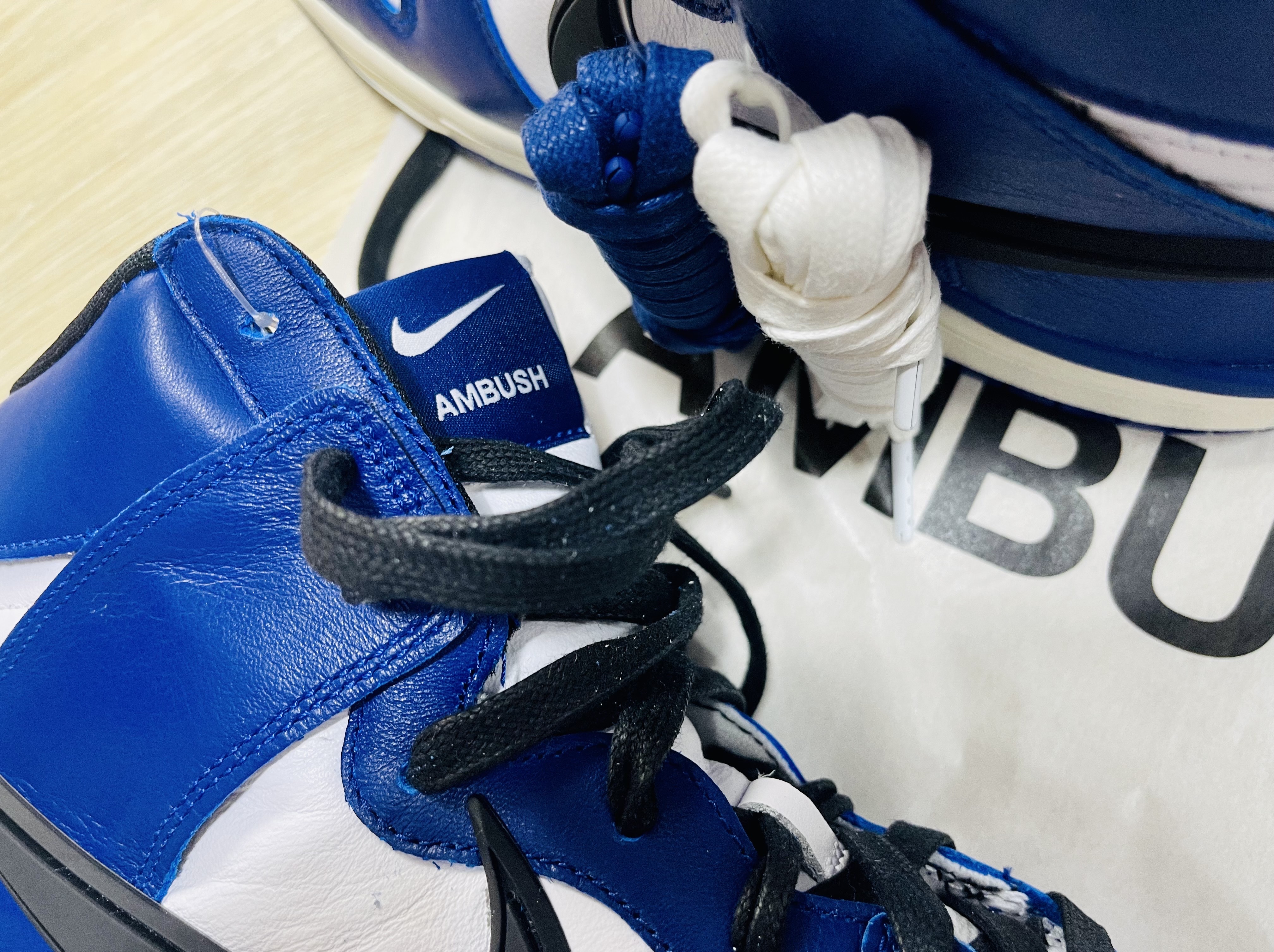 Nike x Ambush Dunk High Deep Royal Blue 착용 스타일 - 3