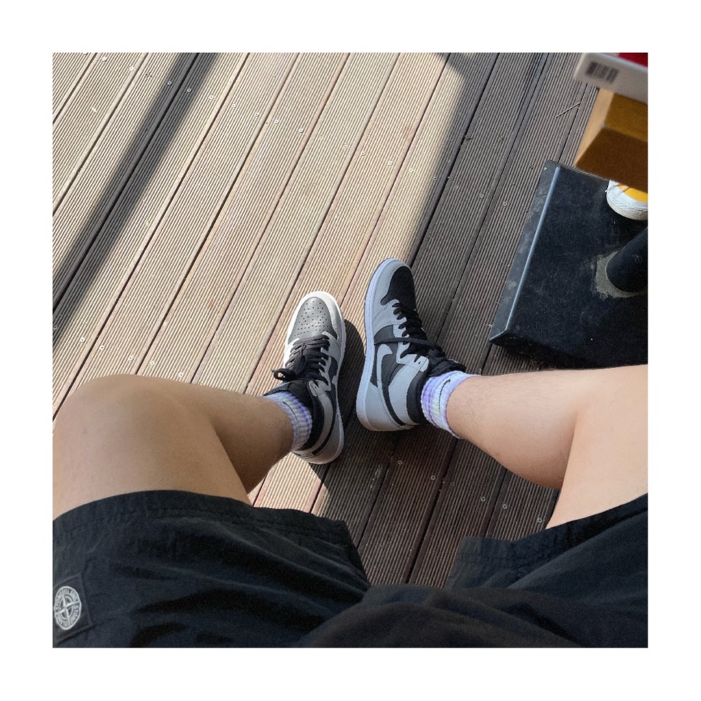 Stone Island B0943 Nylon Metal Swimming Trunk Black - 21SS, Jordan 1 Retro High OG Shadow 2.0 착용 스타일
