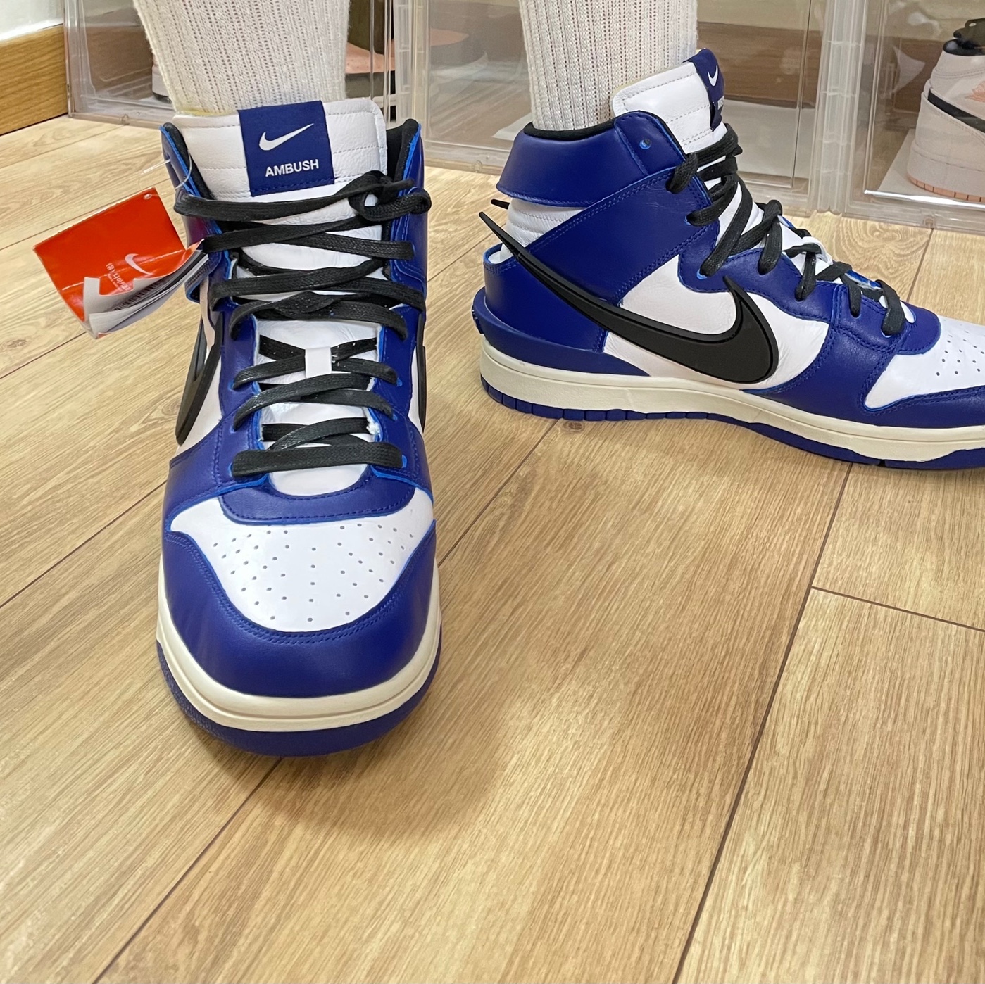 Nike x Ambush Dunk High Deep Royal Blue 착용 스타일 - 2